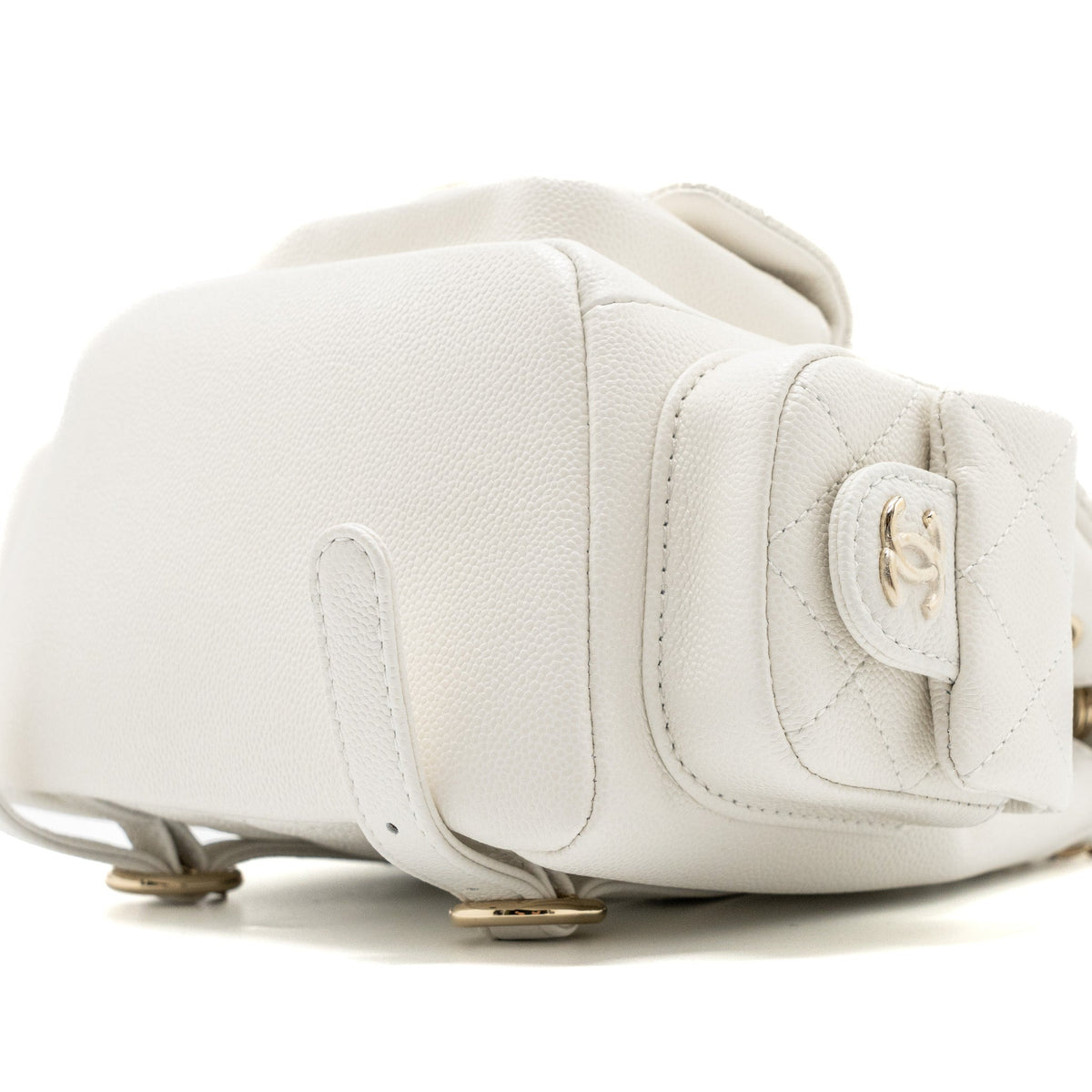 copy-of-chanel-23k-triple-pocket-mini-backpack-caviar-white-lghwmicrochip