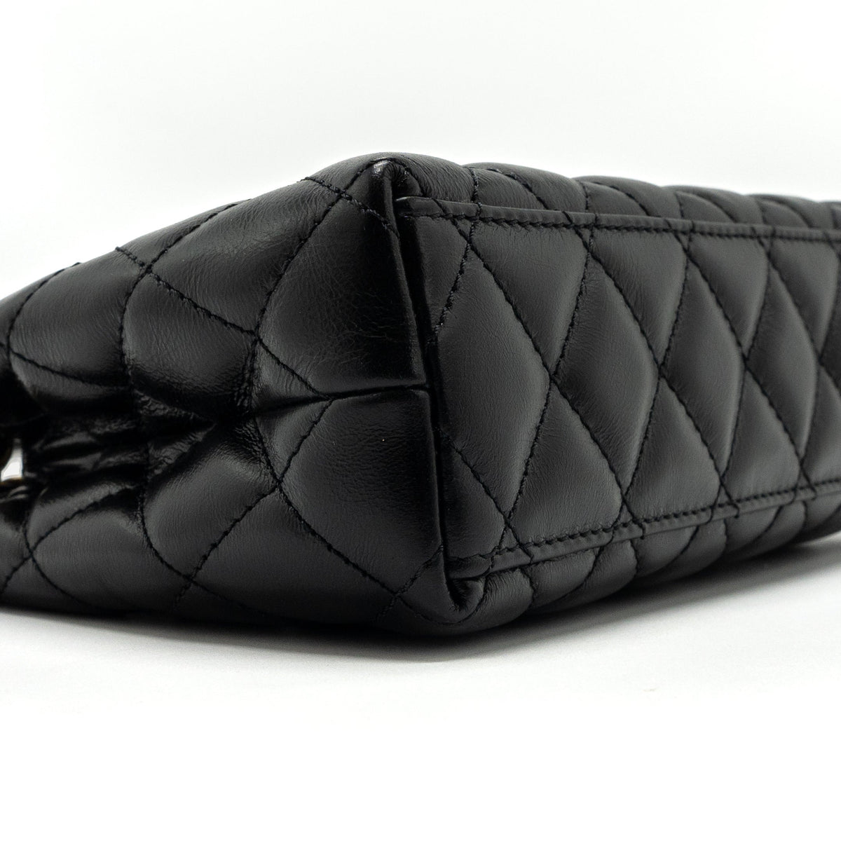 chanel-23k-mini-shopping-bag-calfskin-black-brushed-ghwmicrochip