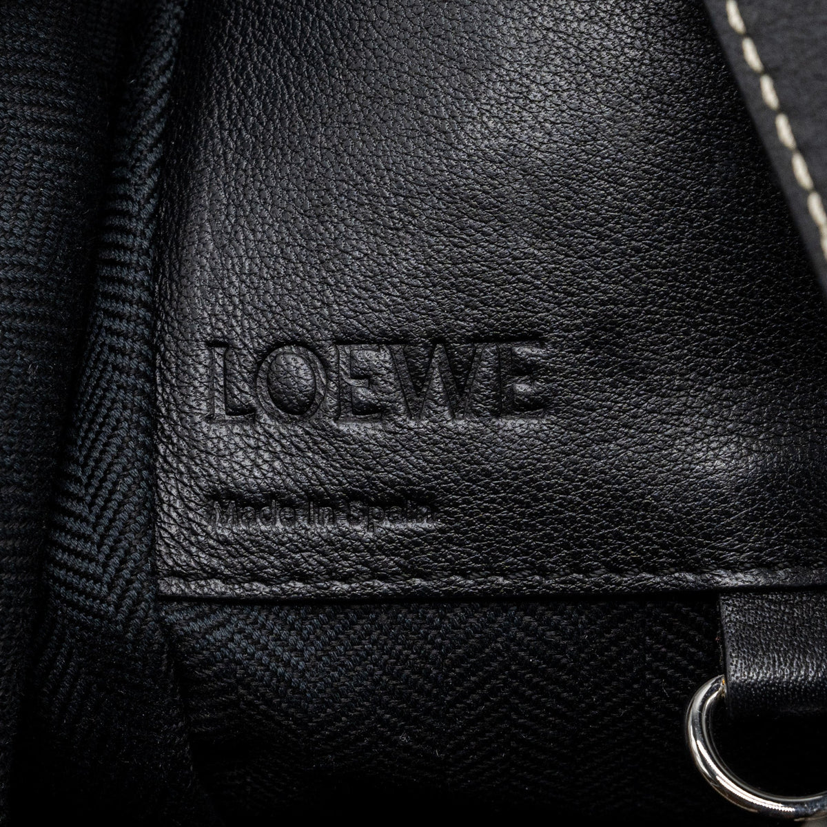 loewe-small-hammock-bag-calfskin-fabric-multicolor-black-white-shw