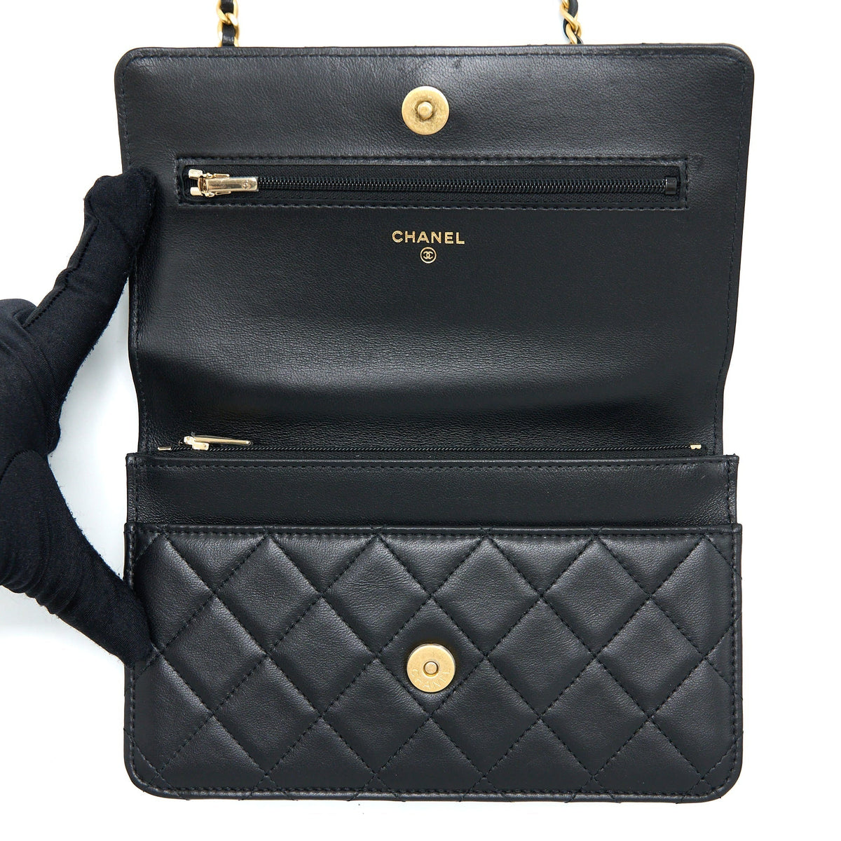 chanel-top-handle-wallet-on-chain-lambskin-black-brushed-ghw-microchip