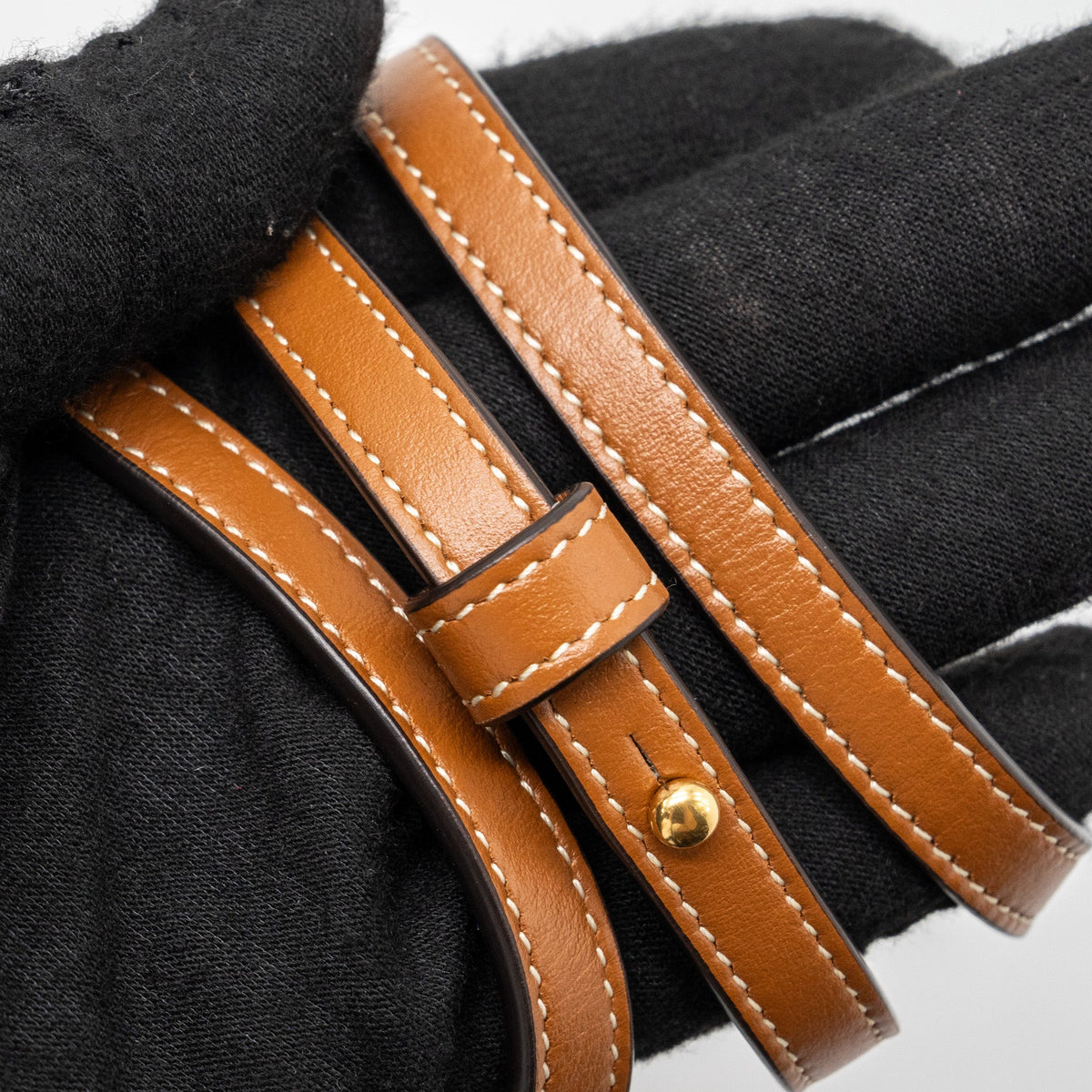 celine-wallet-on-strap-triomphe-canvas-smooth-lambskin-tan-with-ghw