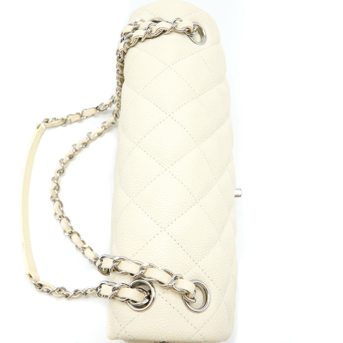 chanel-quilted-flap-bag-caviar-white-shw