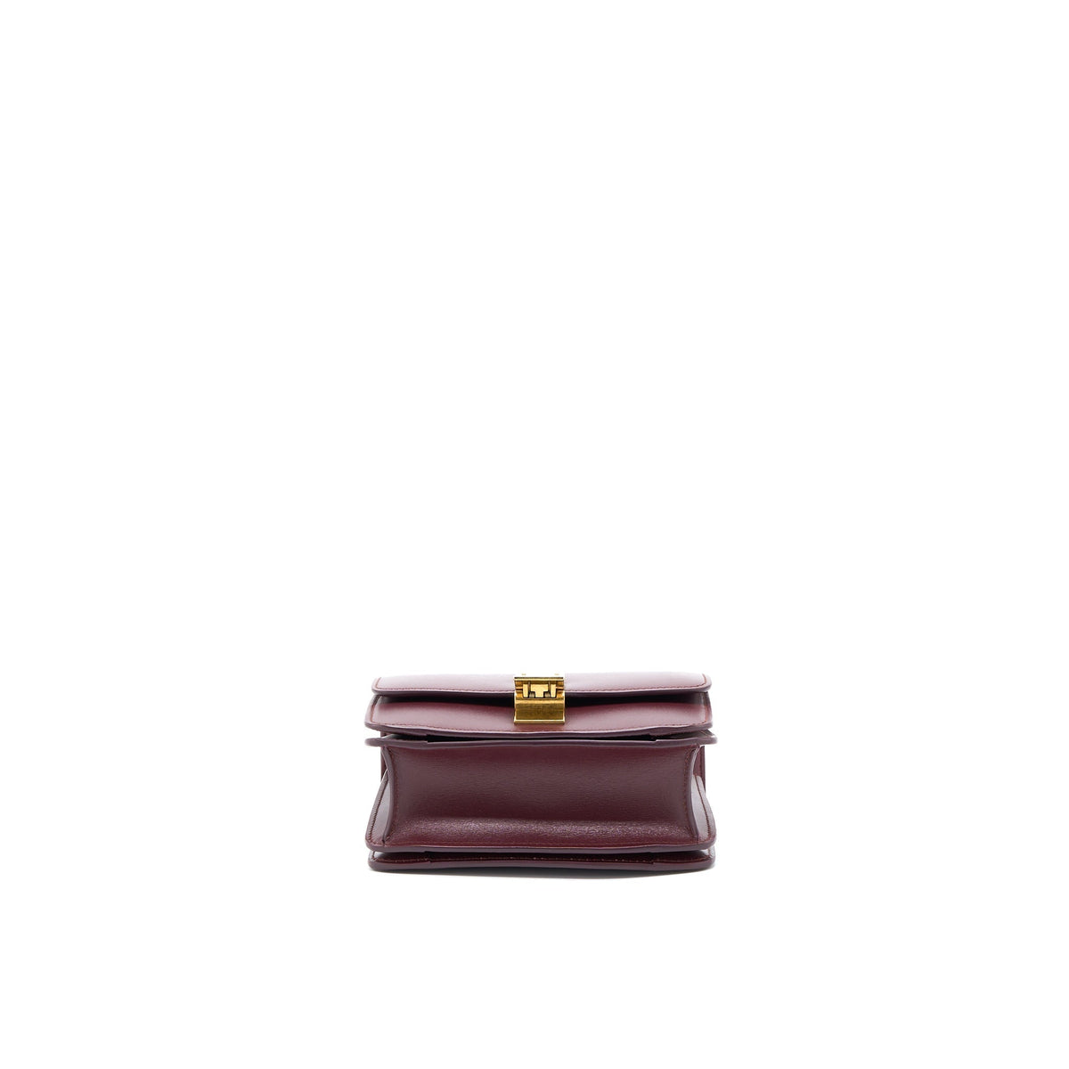 celine-mini-box-calfskin-burgundy-ghw