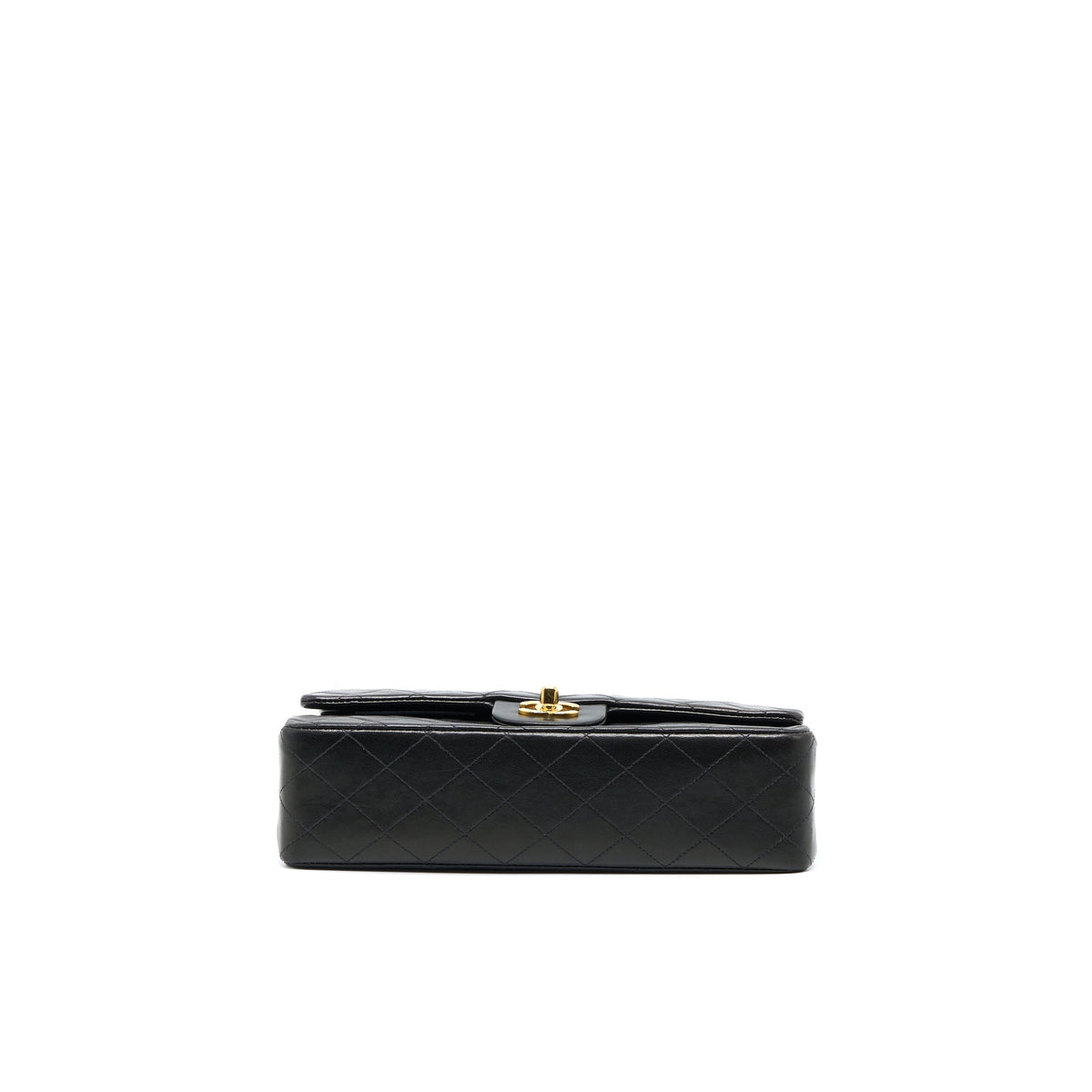 chanel-vintage-classic-double-flap-bag-lambskin-black-ghw