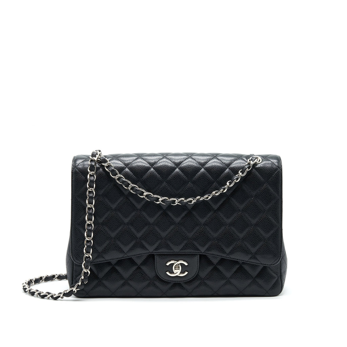 chanel-cavier-classic-maxi-single-flap-bag-black-shw