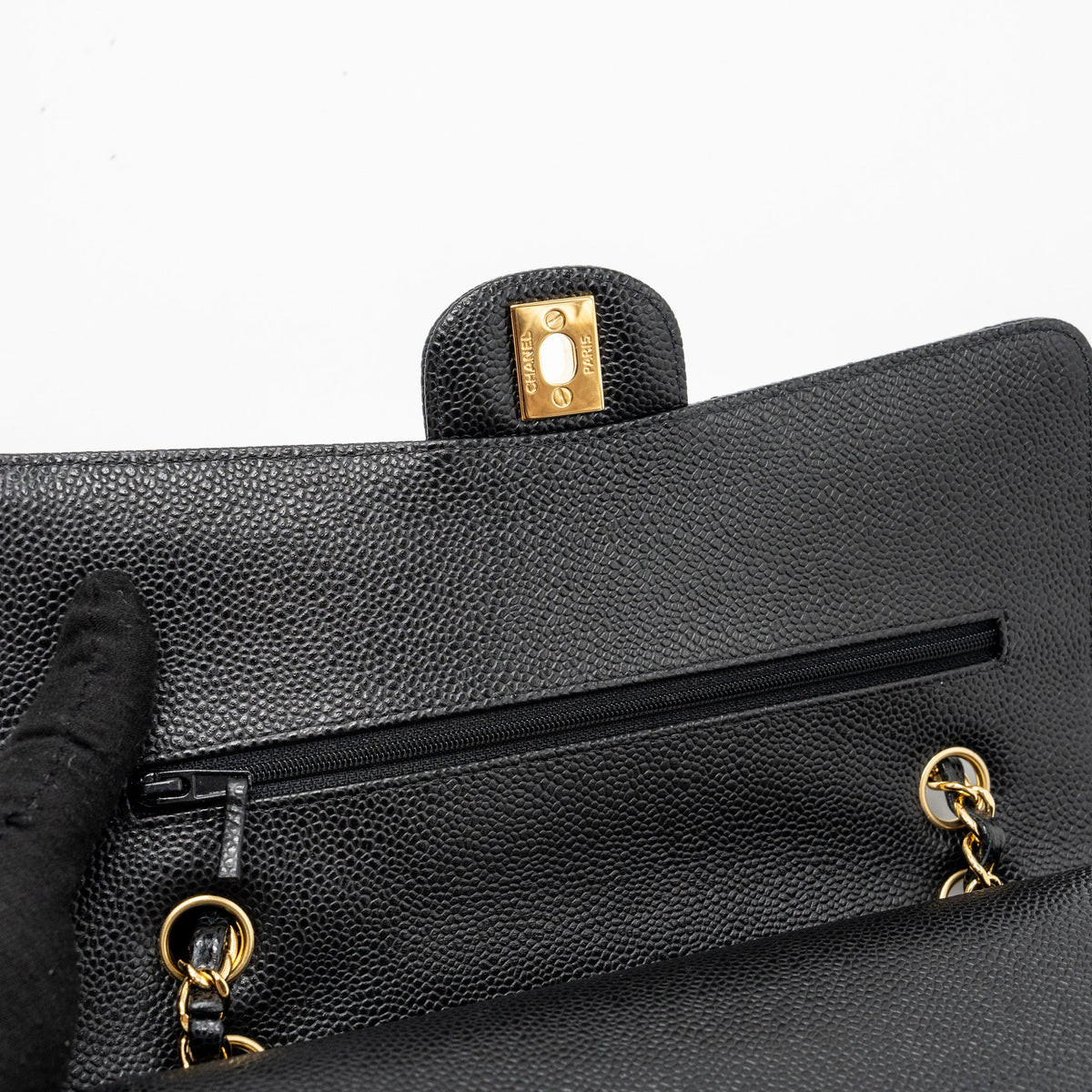 chanel-medium-classic-double-flap-bag-caviar-black-ghw-14