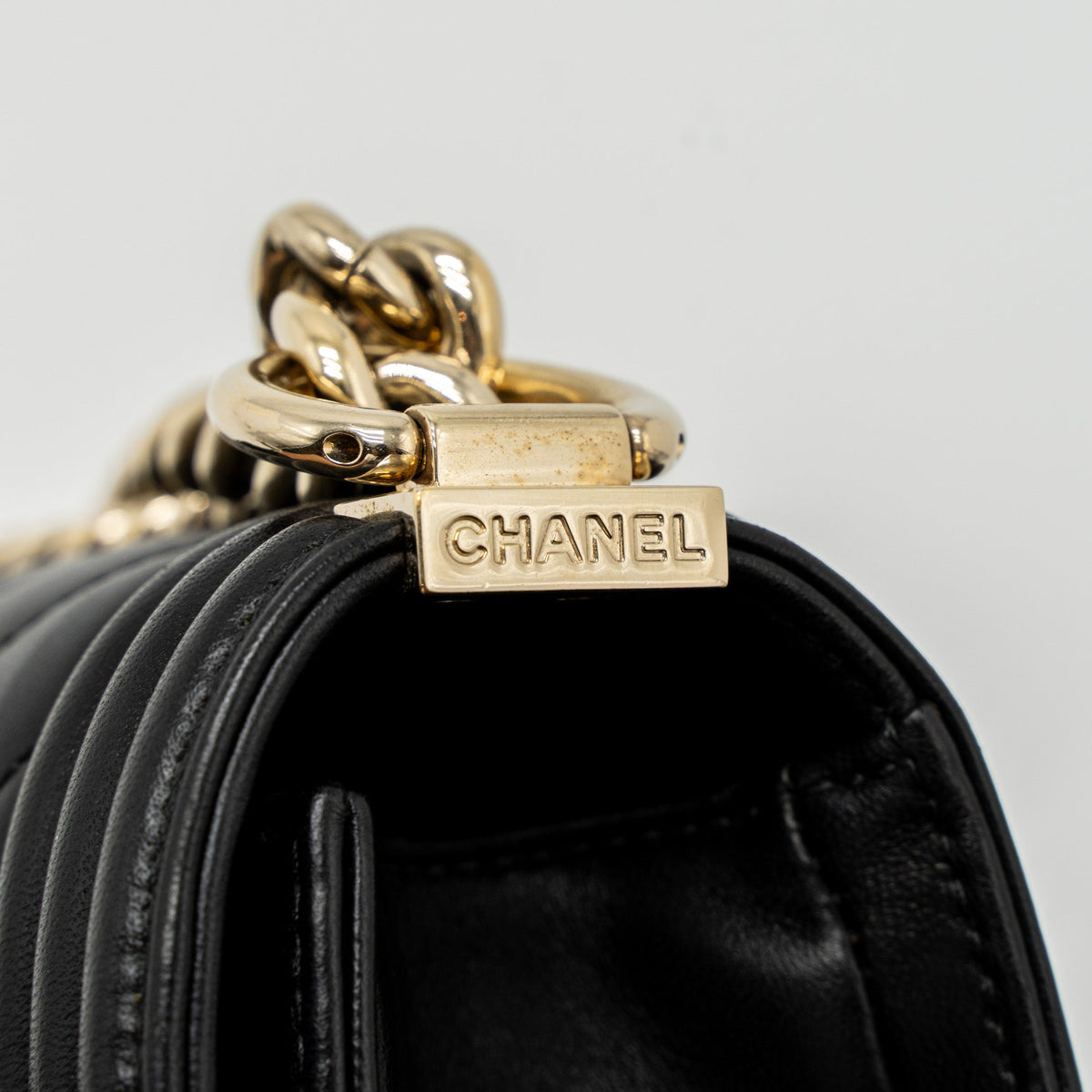 chanel-small-chevron-boy-bag-lambskin-black-ghw