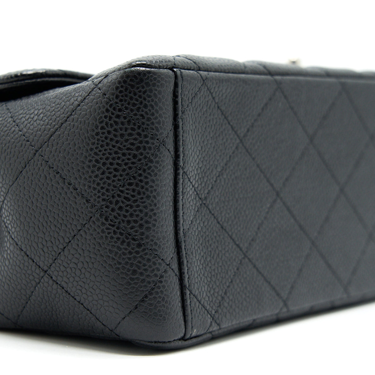 chanel-cavier-classic-maxi-single-flap-bag-black-shw