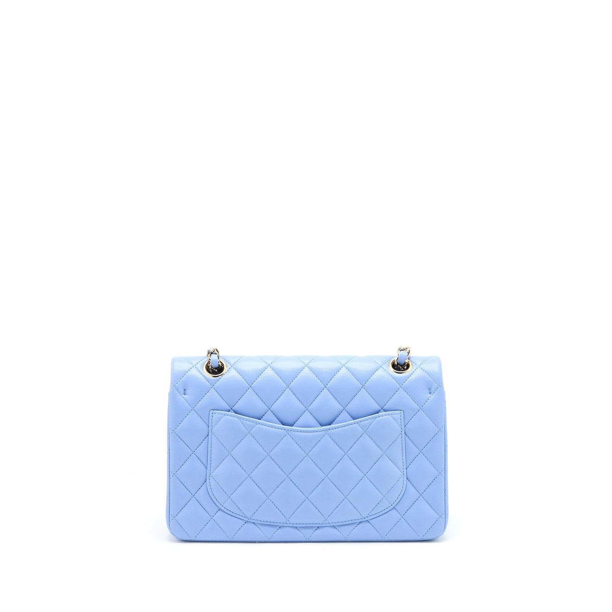 chanel-small-classic-double-flap-bag-lambskin-blue-lghw