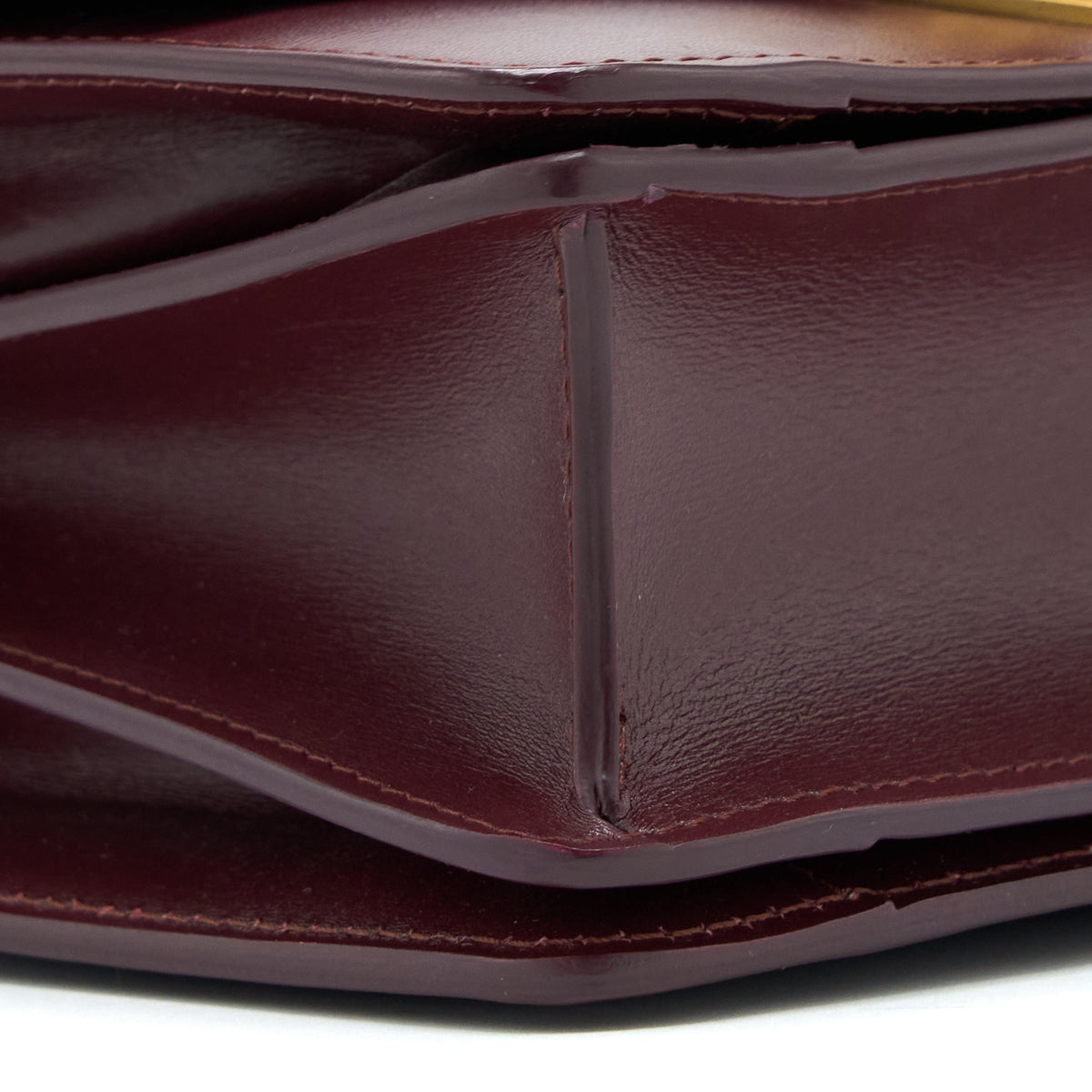 celine-mini-box-calfskin-burgundy-ghw