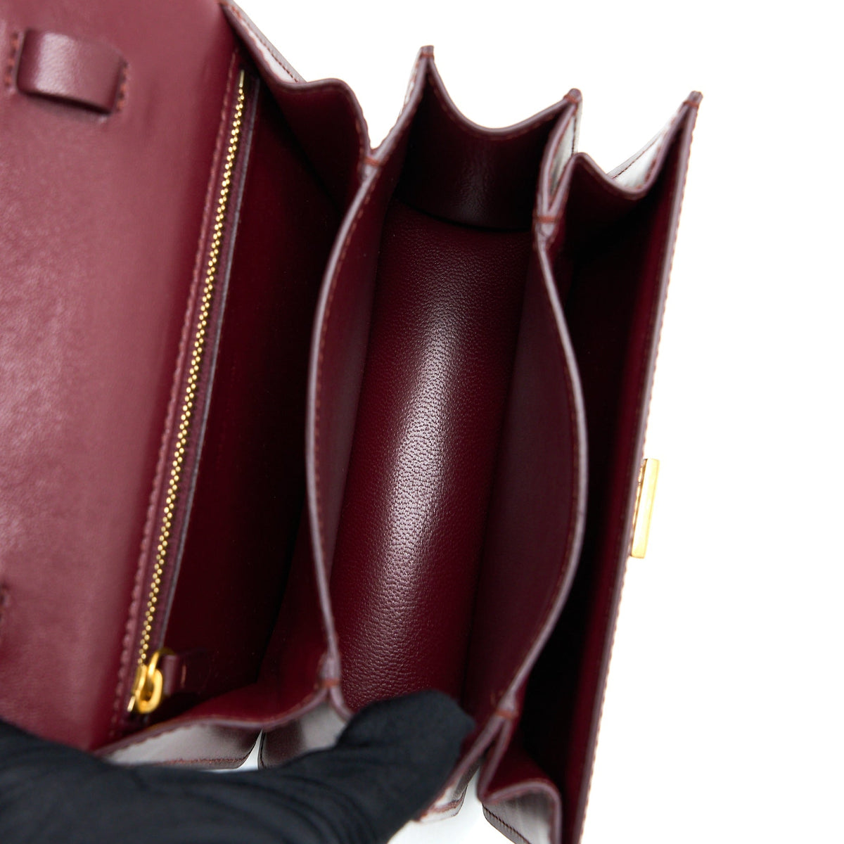 celine-mini-box-calfskin-burgundy-ghw