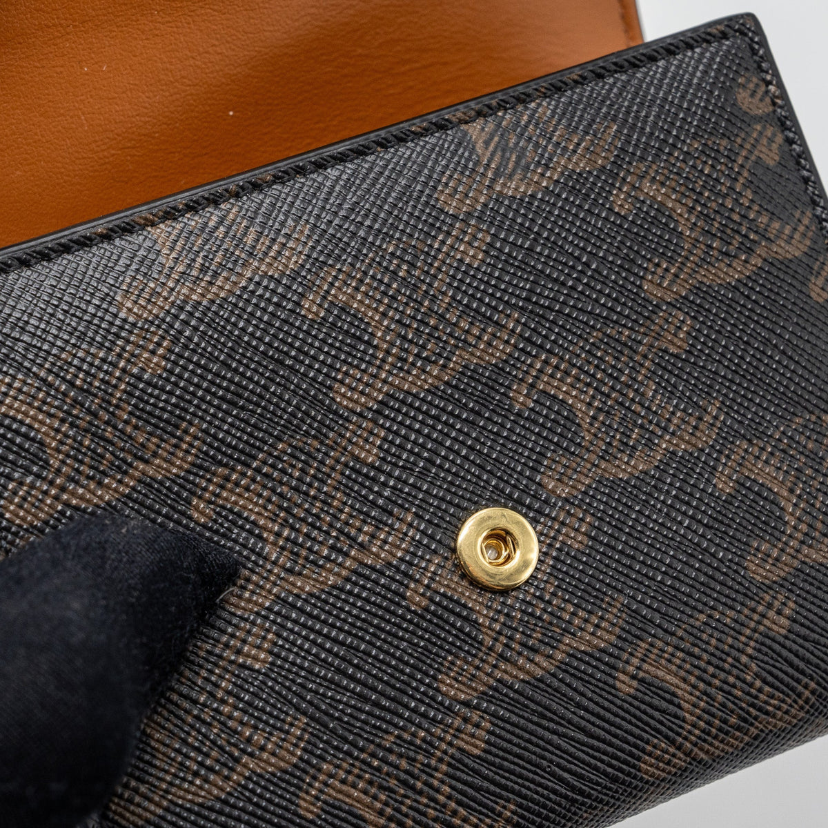 celine-small-triomphe-flap-wallet-canvas-tan-ghw