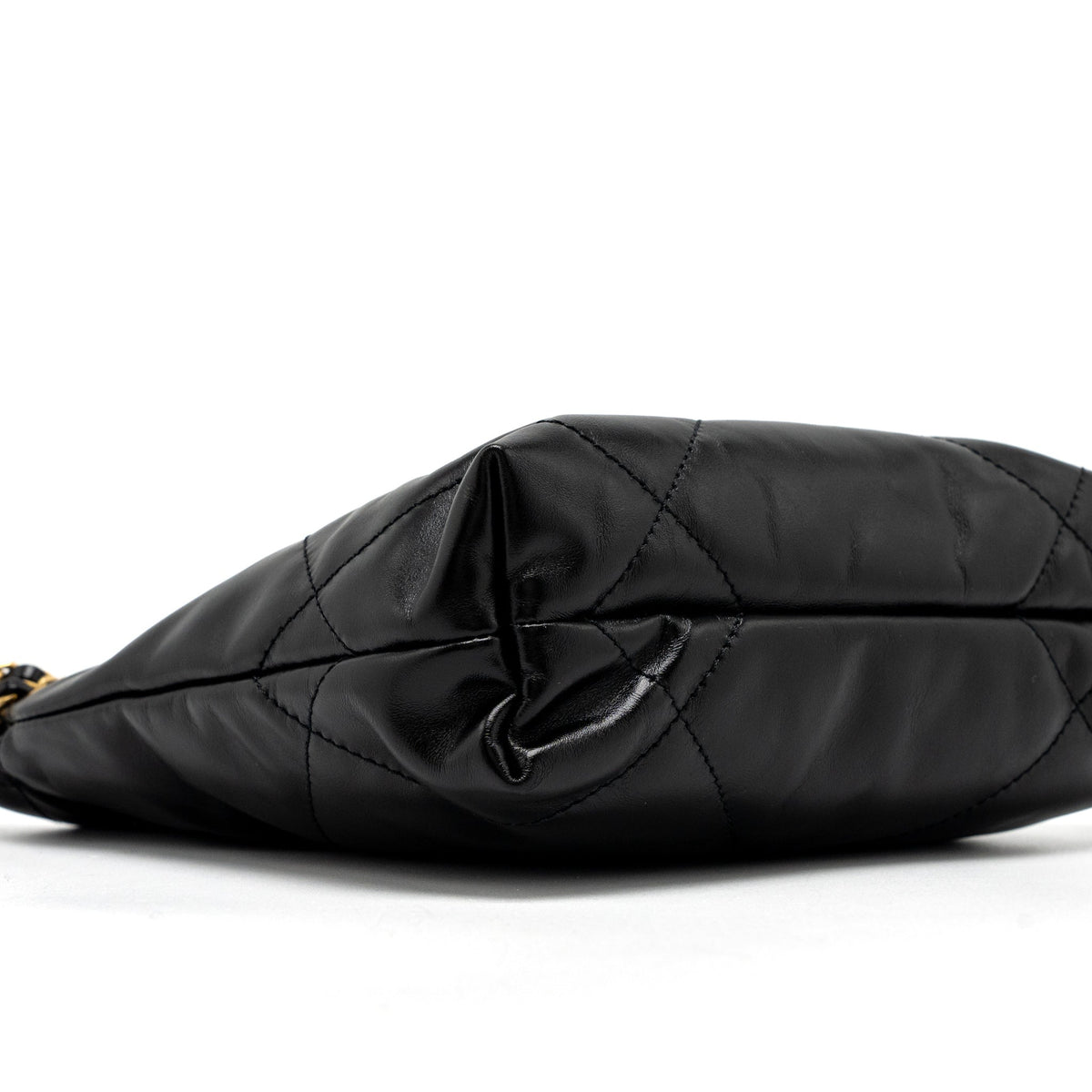 chanel-23s-mini-22-bag-shiny-calfskin-black-brushed-ghw-microchip