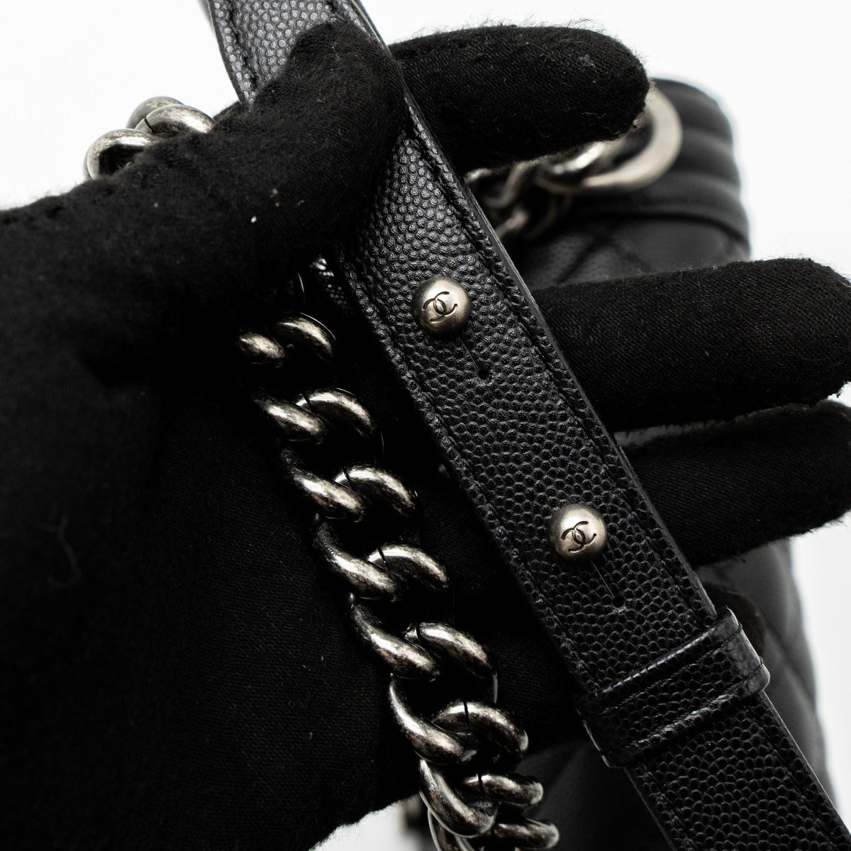 chanel-small-boy-bag-caviar-black-shw-microchip