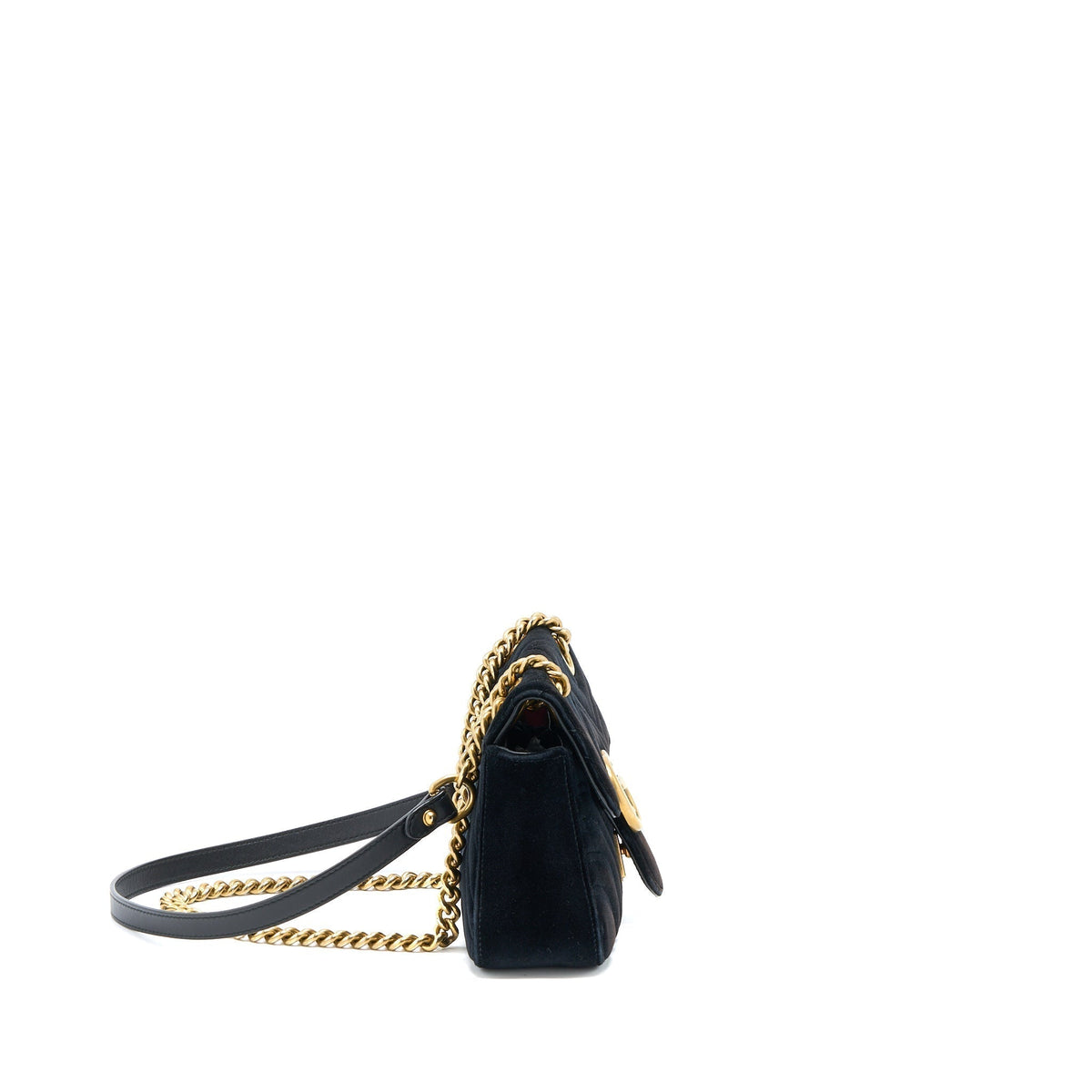 gucci-mini-marmont-velvet-black-ghw