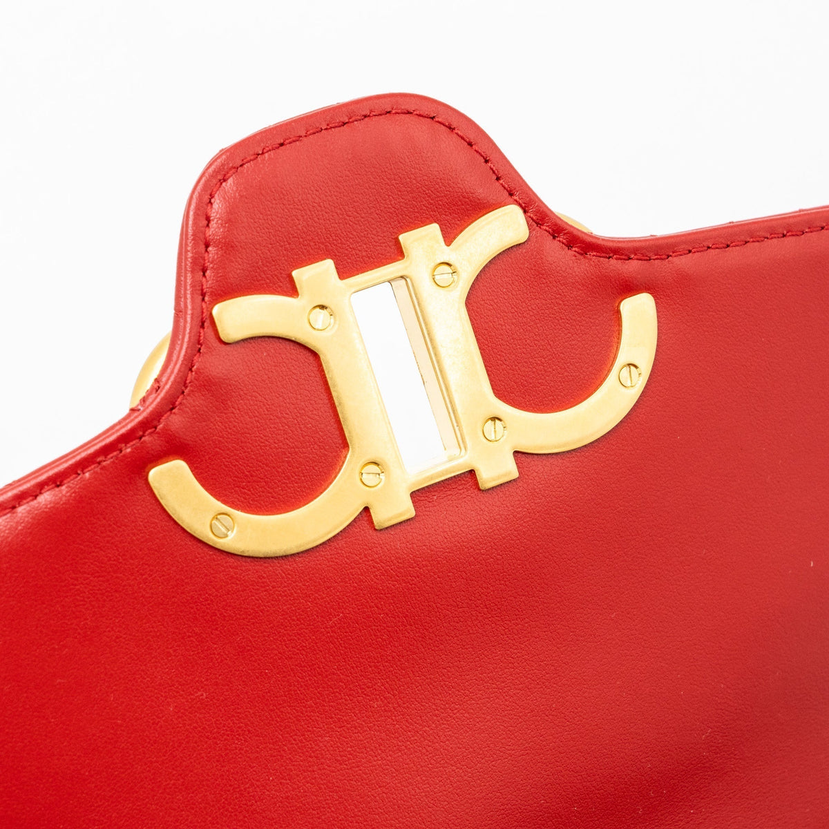 salvatore-ferragamo-glancing-shoulder-bag-calfskin-red-ghw