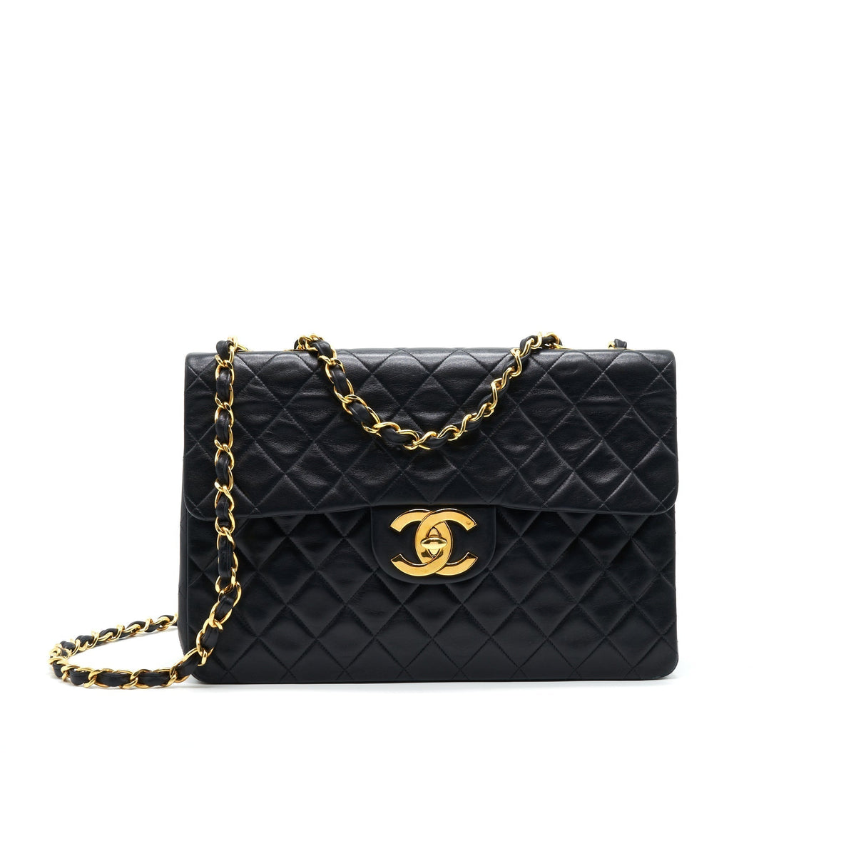 chanel-vintage-maxi-flap-bag-black-24k-ghw