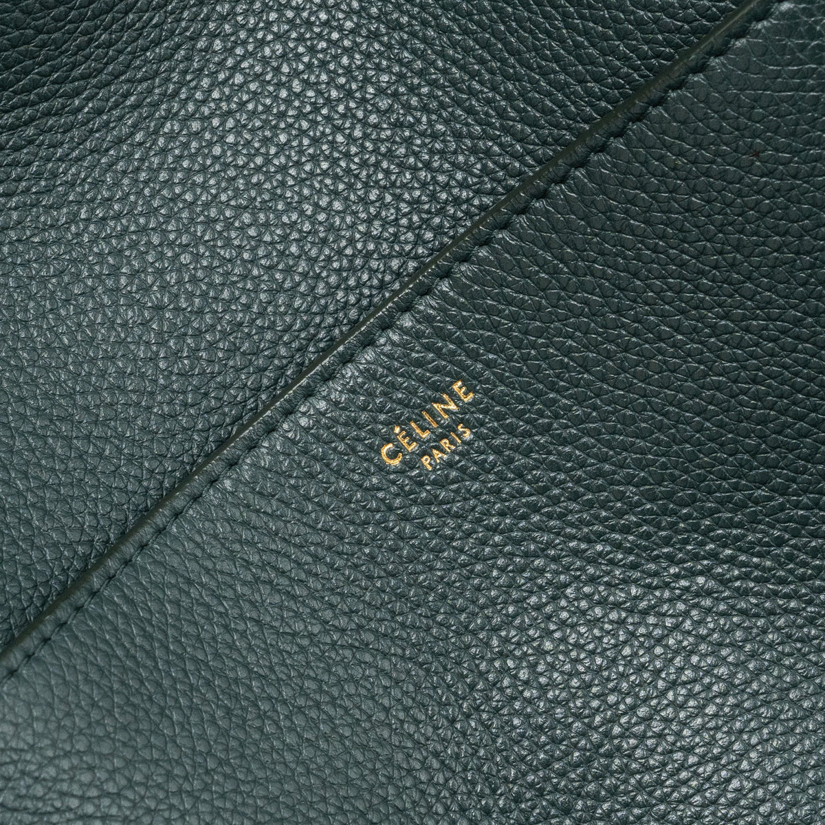 celine-sangle-bucket-bag-calfskin-dark-green-ghw-2