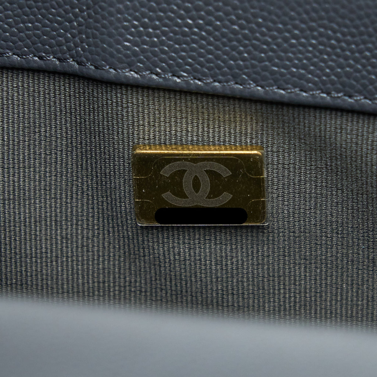 chanel-small-boy-bag-chevron-caviar-dark-grey-brushed-ghw-microchip
