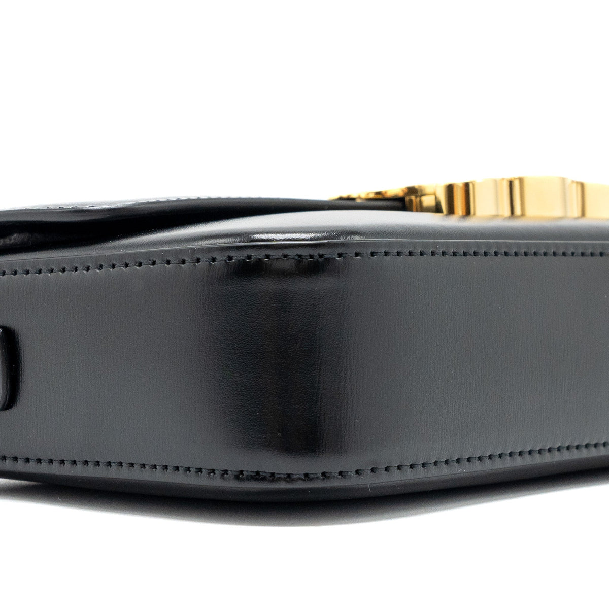 celine-triomphe-shoulder-bag-calfskin-black-ghw-1