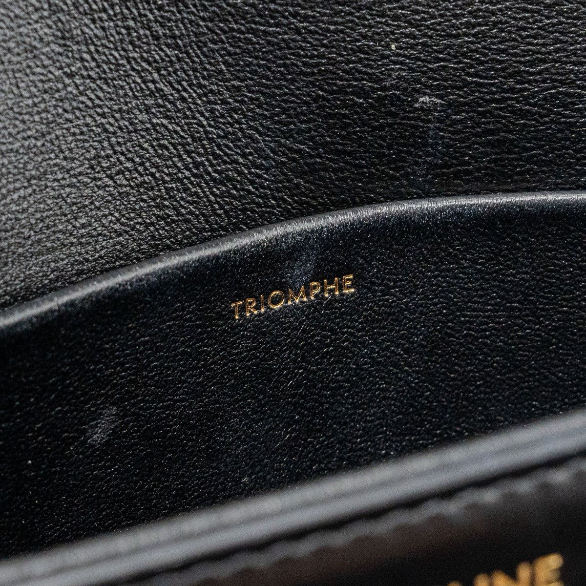 celine-triomphe-shoulder-bag-shiny-calfskin-black-ghw