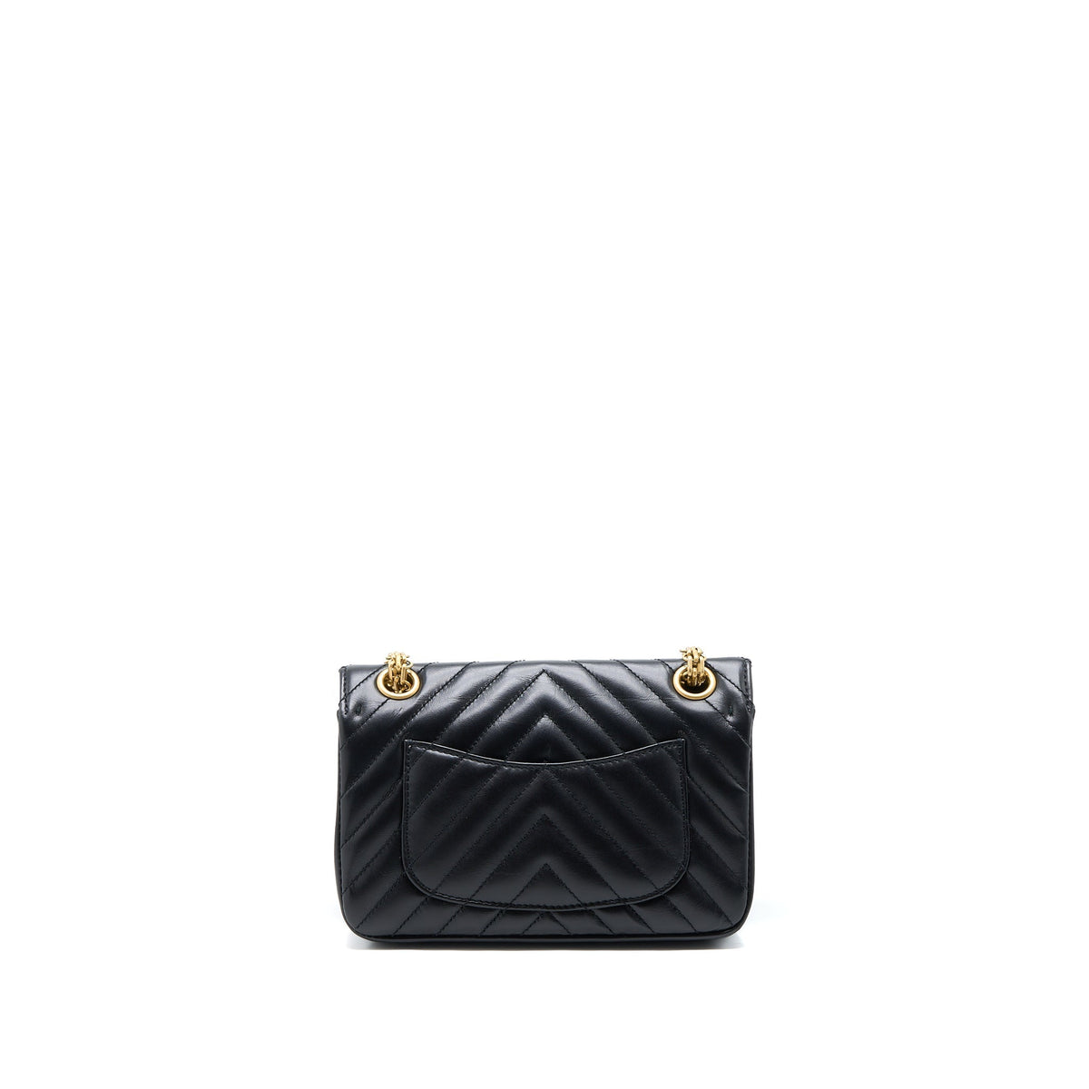 chanel-2-55-mini-chevron-flap-bag-lambskin-black-ghw
