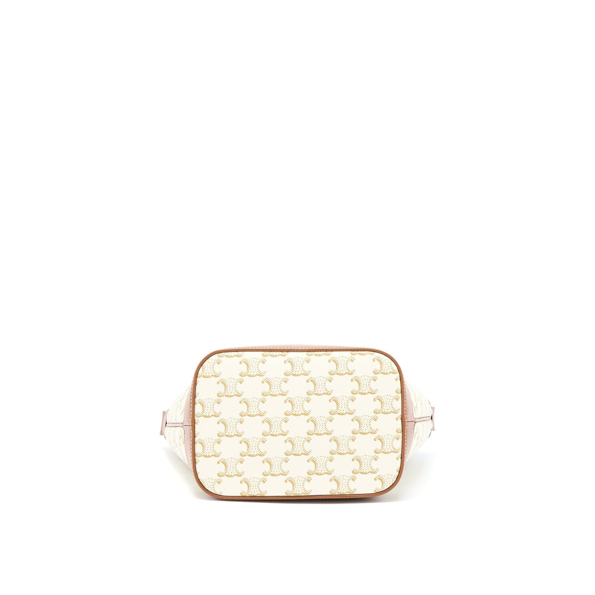 celine-small-bucket-bag-triomphe-canvas-calfskin-white