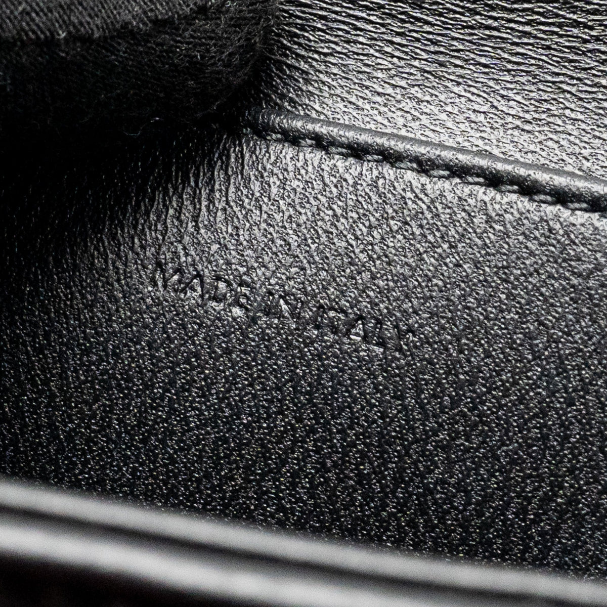celine-matelasse-mini-chain-shoulder-bag-calfskin-black-ghw