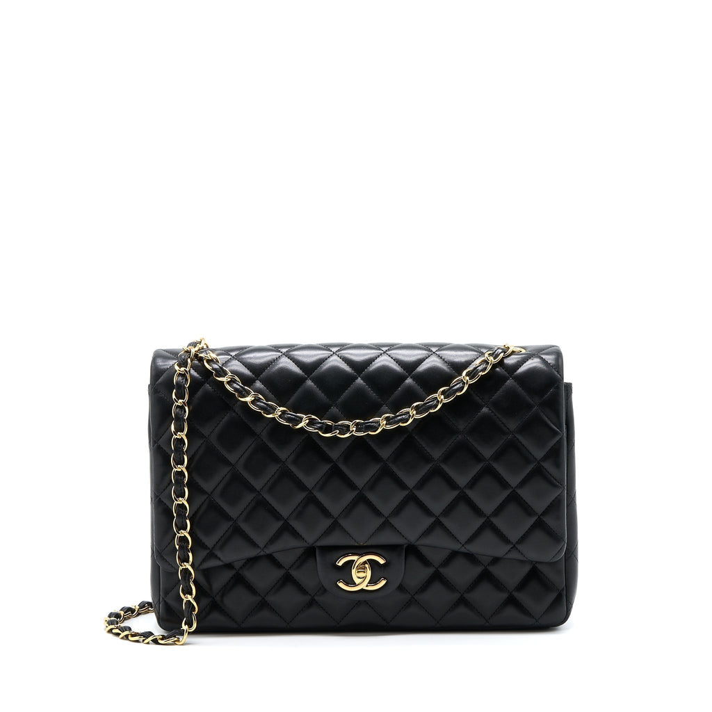chanel-maxi-classic-double-flap-bag-lambskin-ghw