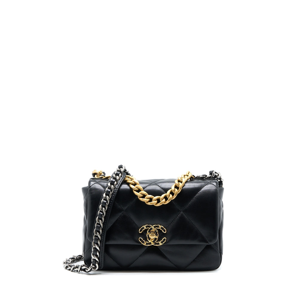 chanel-small-19-bag-lambskin-black-multicolour-hardware-microchip-2