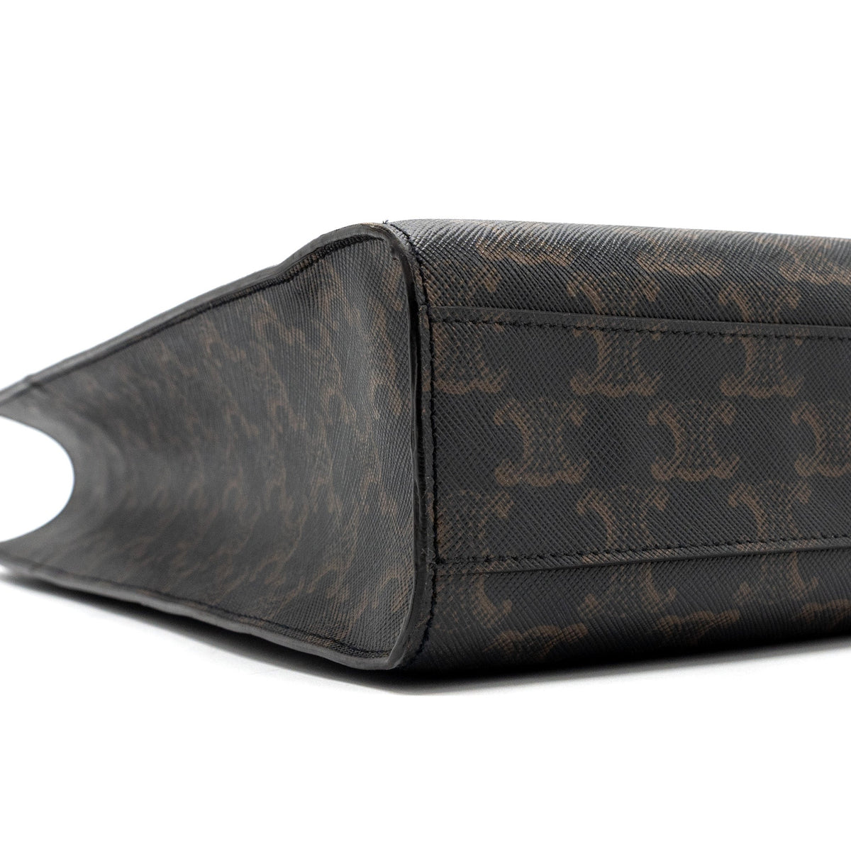 celine-vertical-cabas-triomphe-canvas-leather-ghw