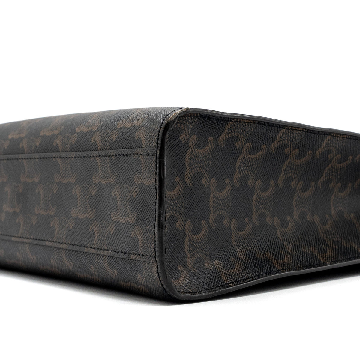 celine-vertical-cabas-triomphe-canvas-leather-ghw