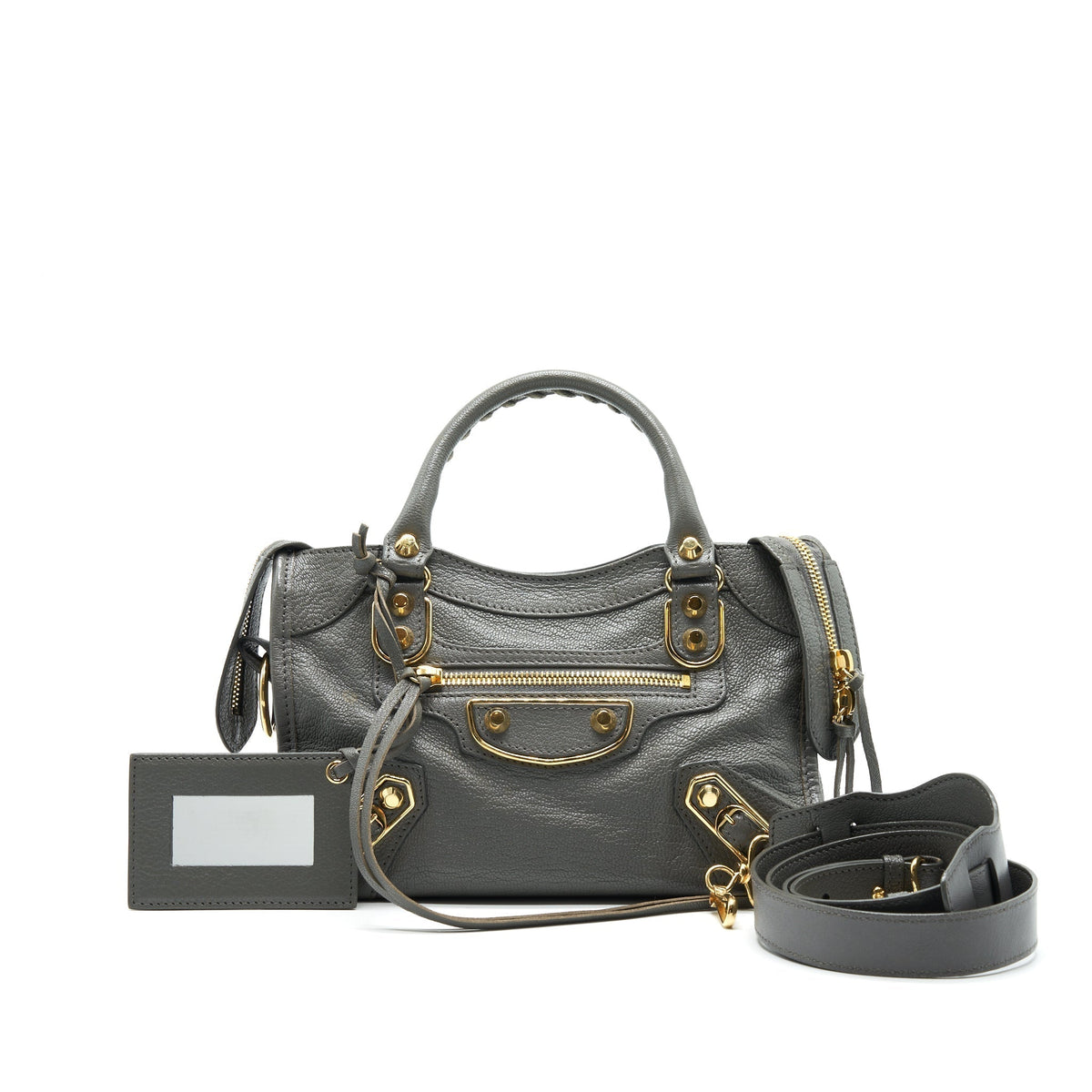 balenciaga-mini-city-bag-grey-with-ghw