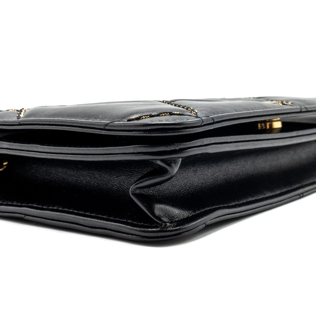 chanel-quilted-wallet-on-chain-shiny-calfskin-black-ghw-microchip-copy