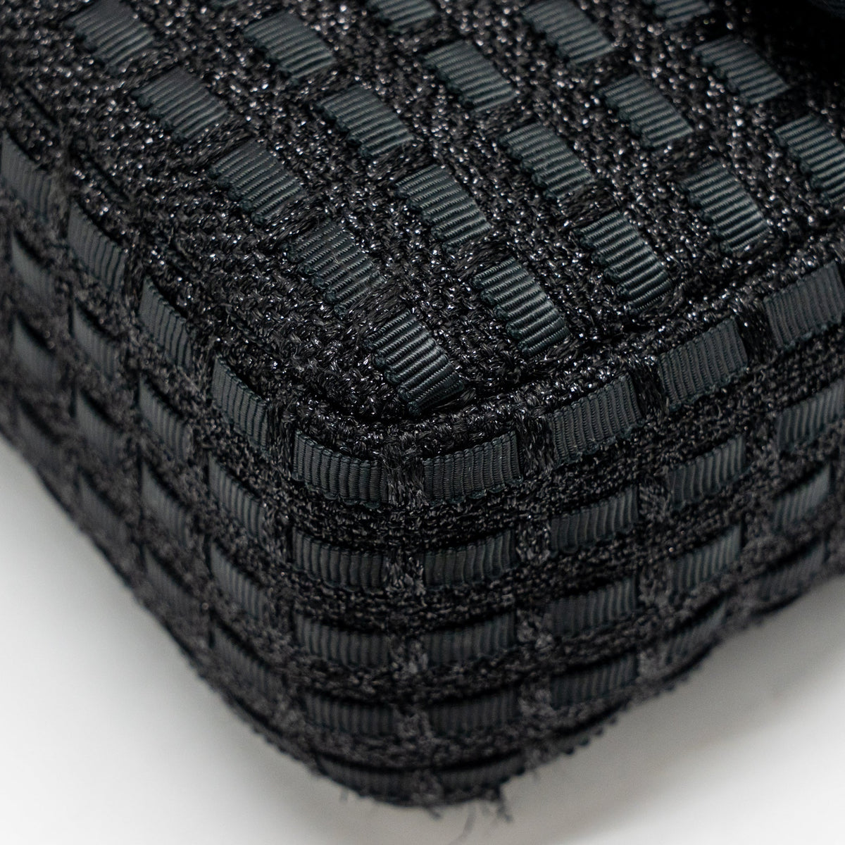 chanel-medium-classic-double-flap-bag-tweed-black-shw-copy