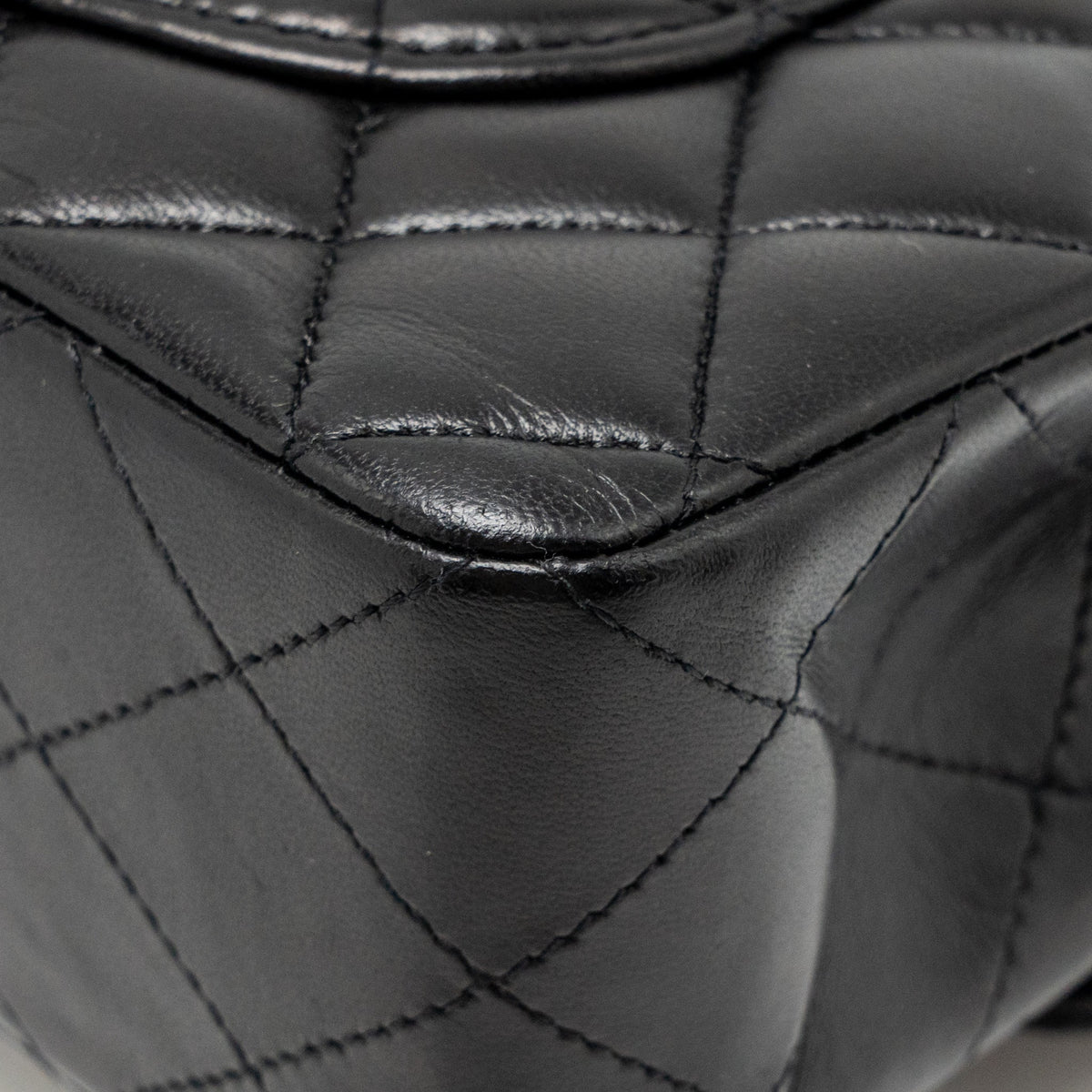 chanel-small-classic-double-flap-bag-lambskin-black-shw-2