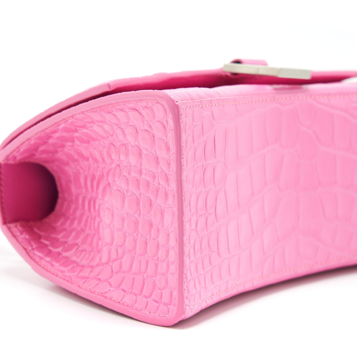 balenciaga-hourglass-croc-embossed-pink-shw