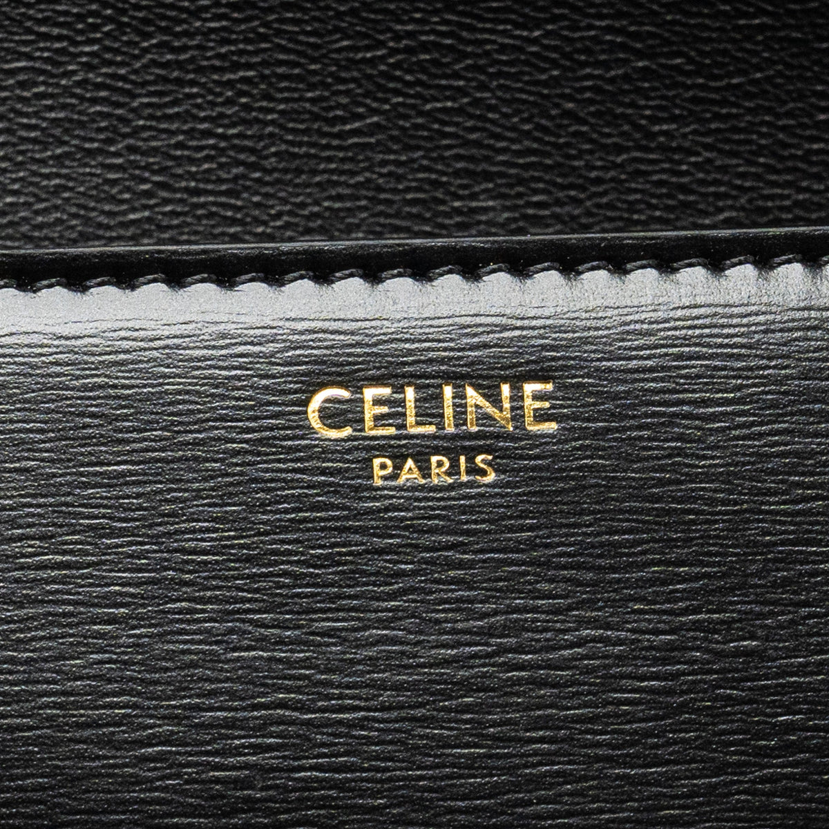 celine-triomphe-shoulder-bag-shiny-calfskin-black-ghw-1