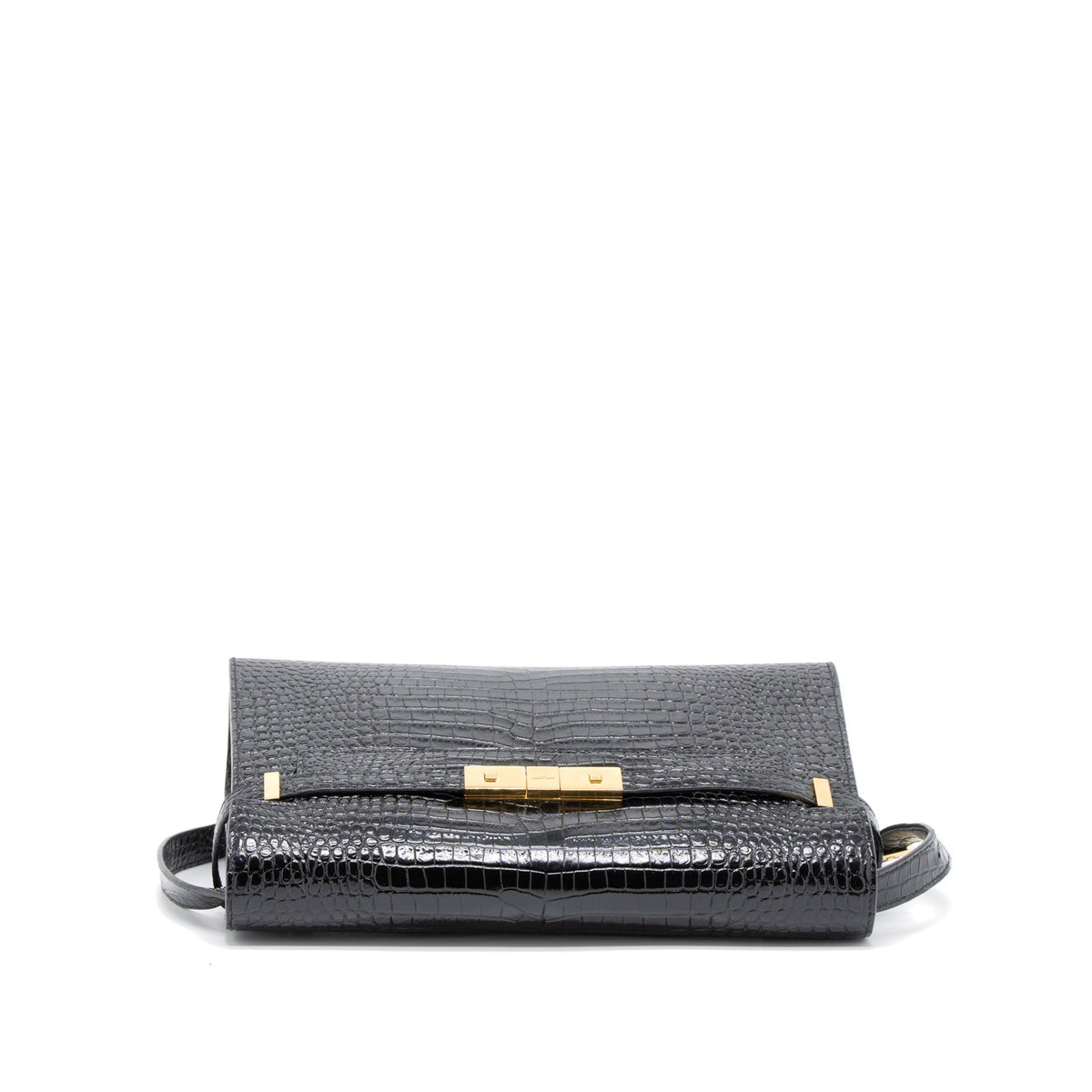 saint-laurent-manhattan-shoulder-bag-crocodile-embossed-black-ghw