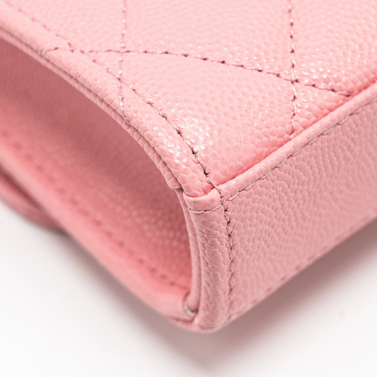 chanel-mini-flap-bag-with-chain-handle-caviar-pink-ghwmicrochip