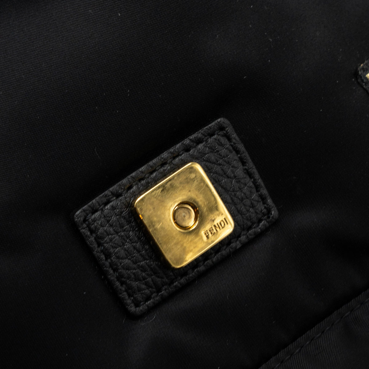 fendi-regular-baguette-nylon-black-ghw