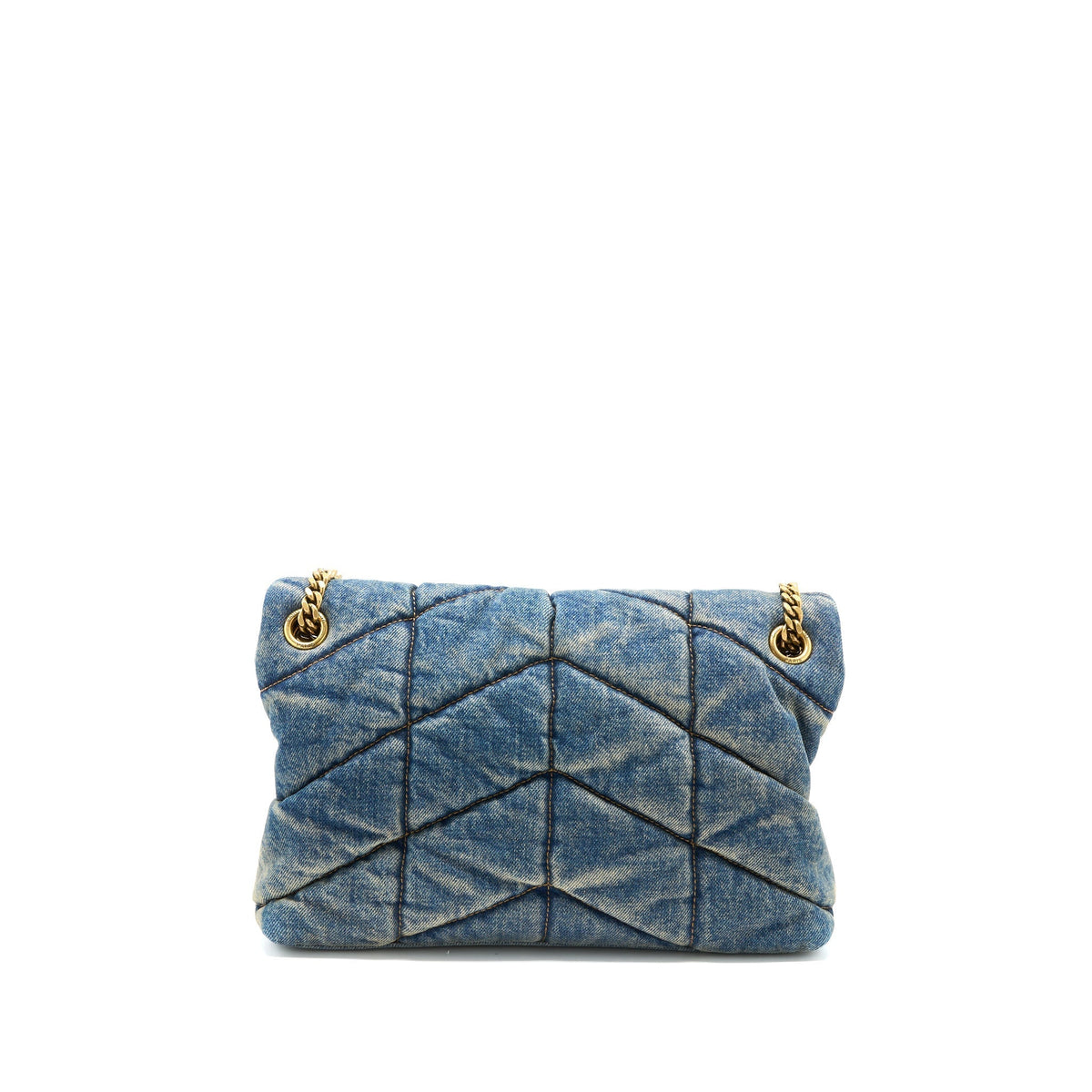 saint-laurent-small-puffer-chain-bag-denim-suede-blue-ruthenium-ghw-copy