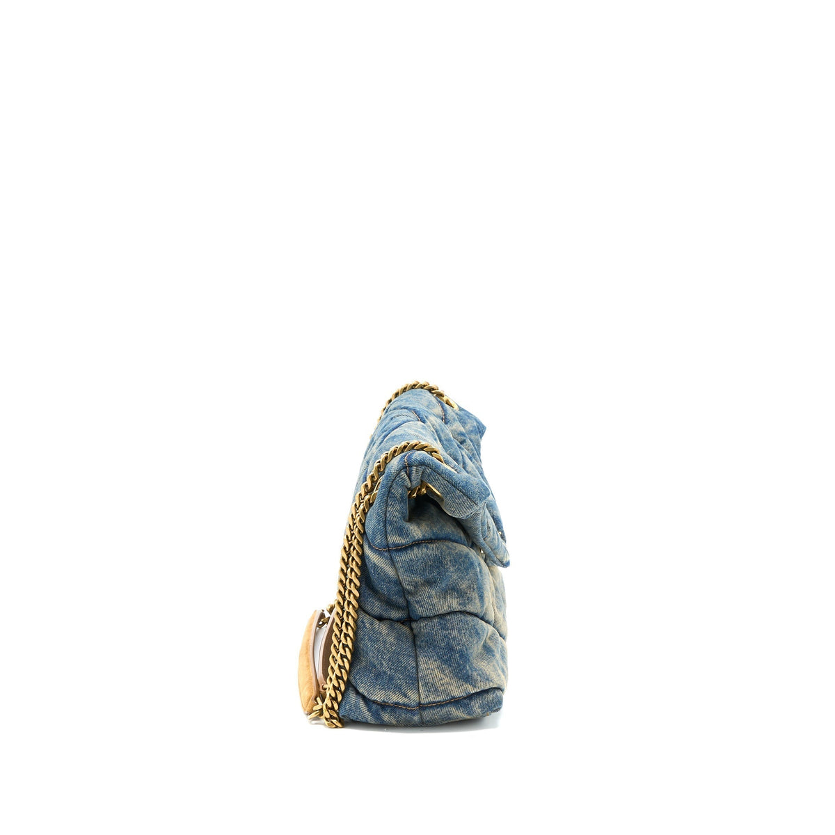 saint-laurent-small-puffer-chain-bag-denim-suede-blue-ruthenium-ghw-copy