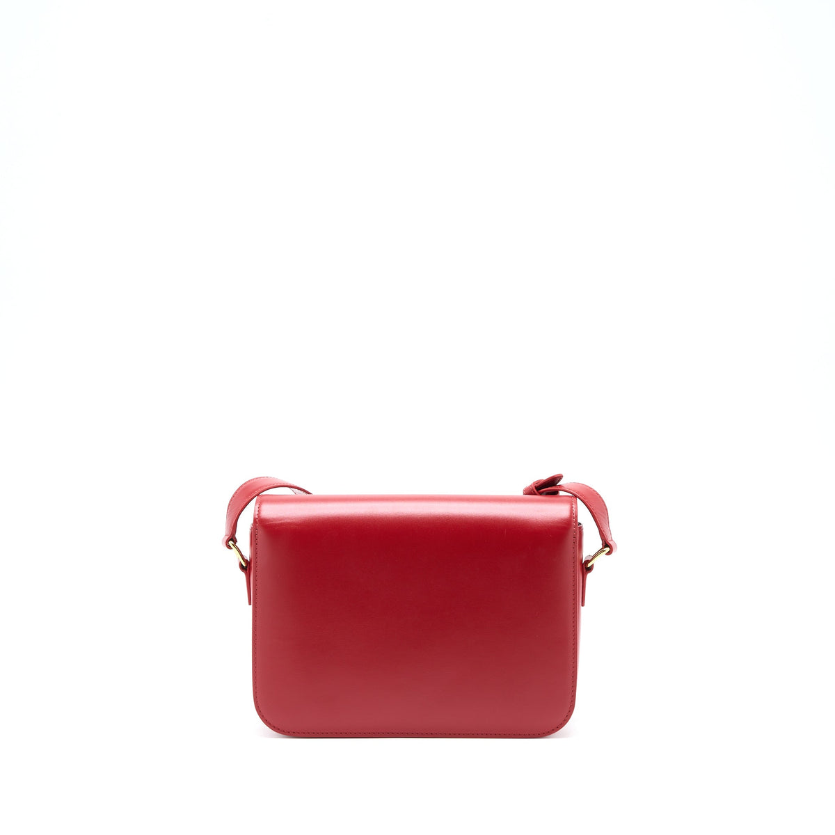 celine-medium-classique-triomphe-bag-shiny-calfskin-red-ghw