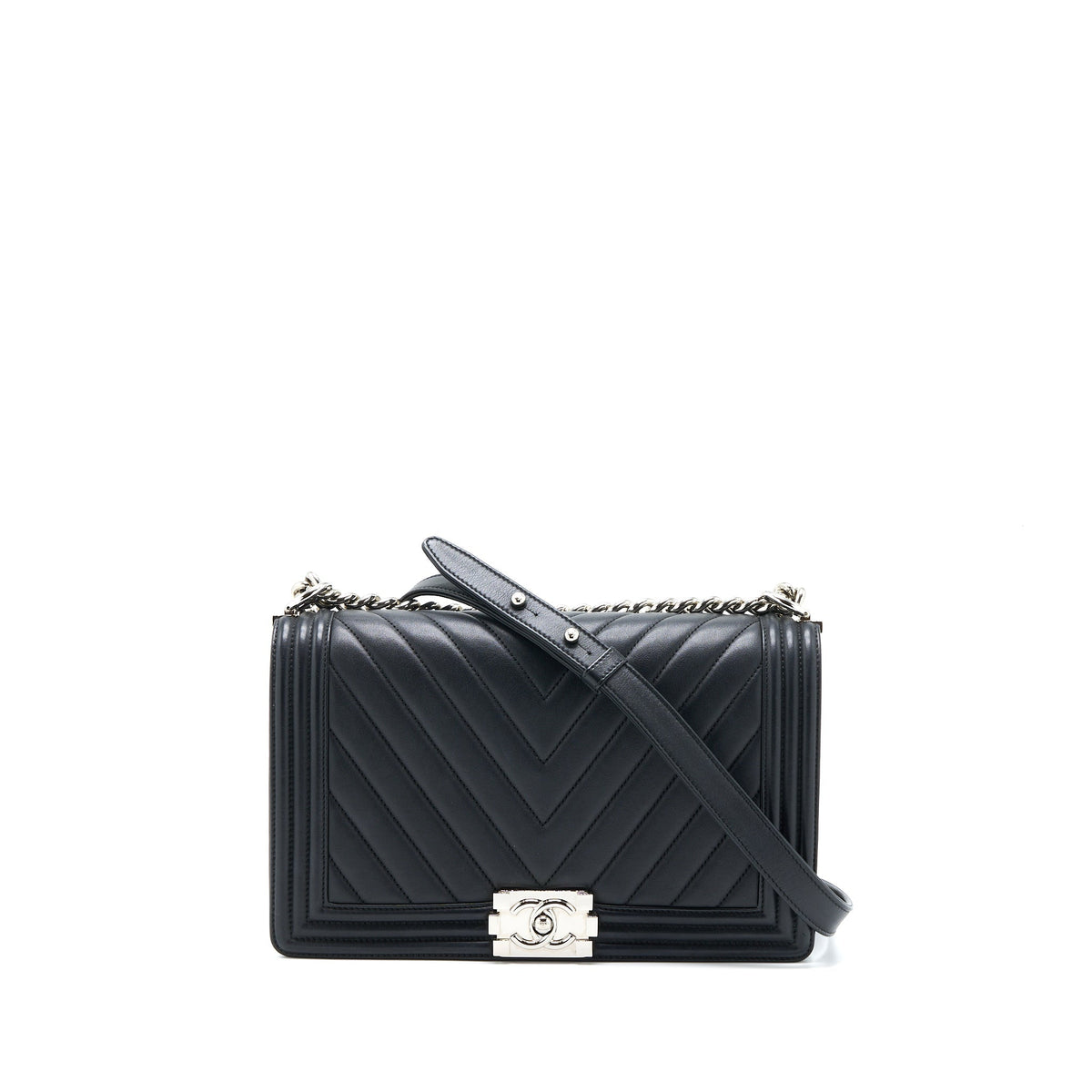 chanel-new-medium-boy-bag-chevron-lambskin-black-shw