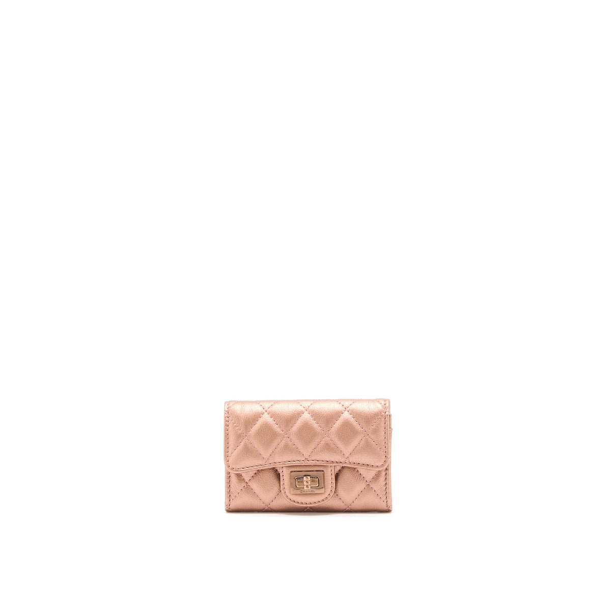 chanel-2-55-reissue-flap-card-holder-metallic-grained-calfskin-21a-rose-gold-rghw