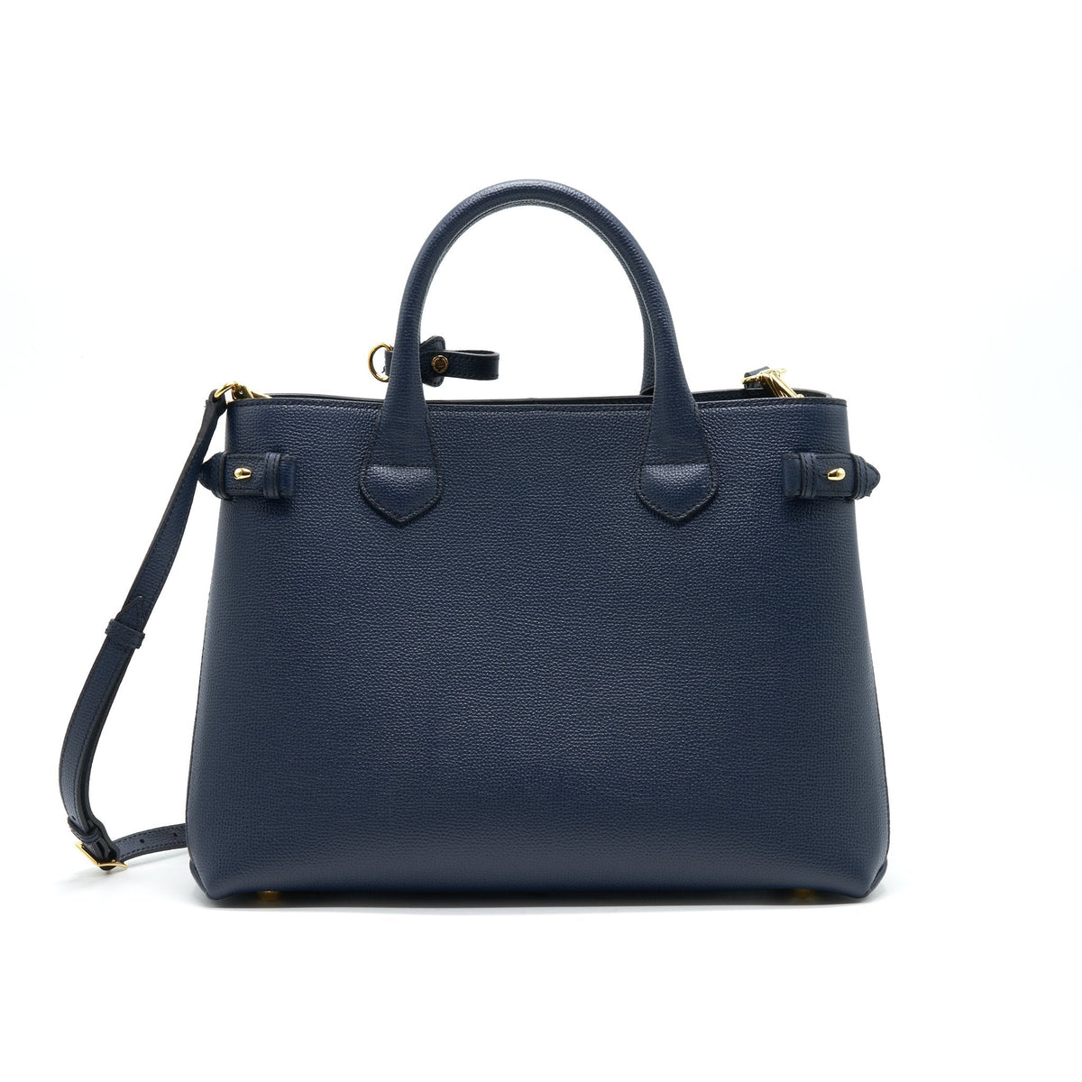 burberry-leather-canvas-tote-bag-navy-ghw