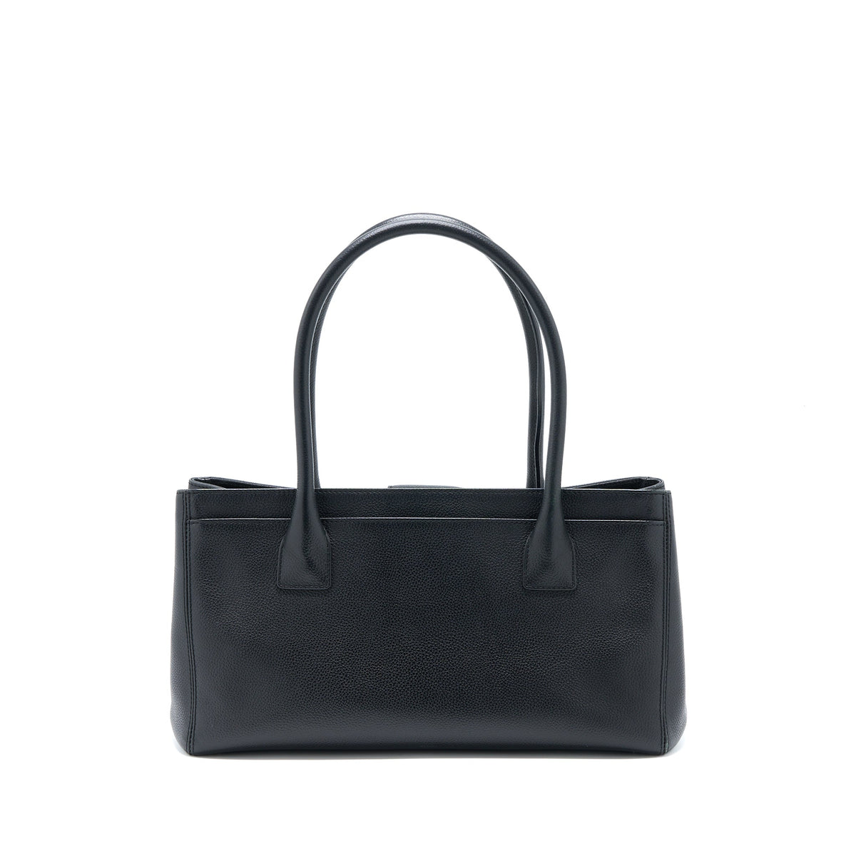 chanel-cerf-tote-bag-grained-calfskin-black-shw