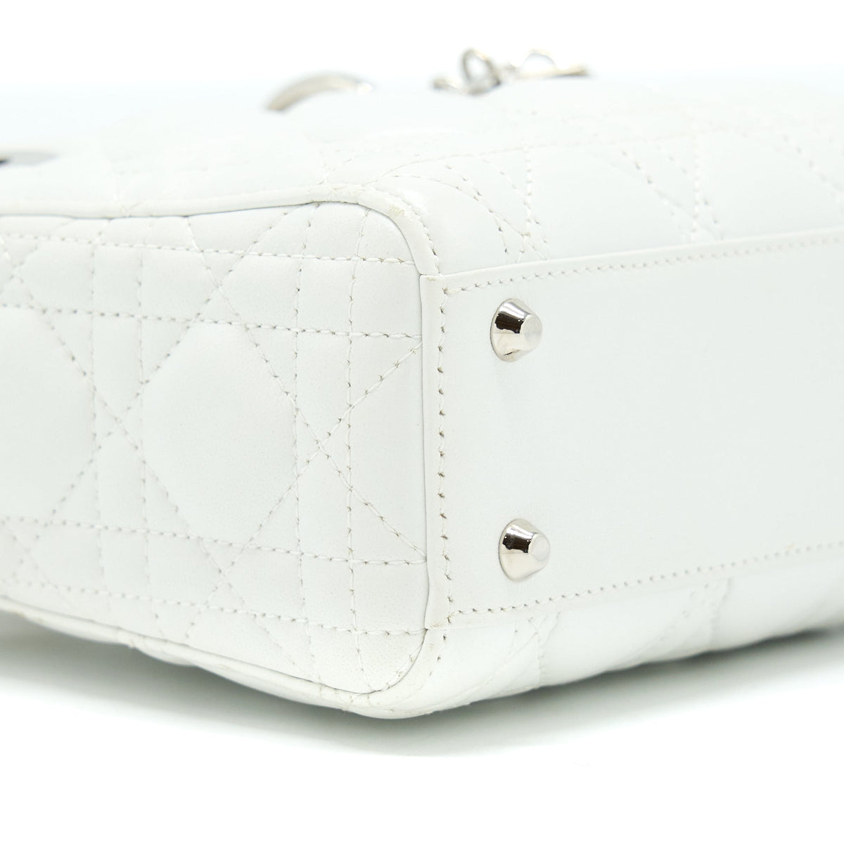 dior-mini-lady-dior-lambskin-white-shw