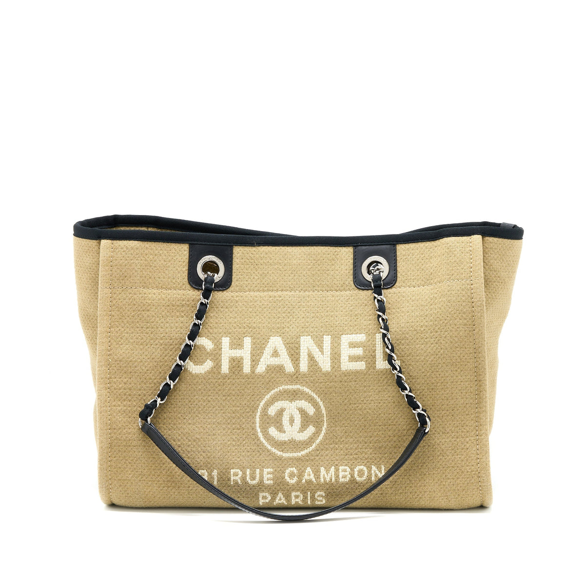 chanel-deauville-tote-canvas-dark-beige-shw